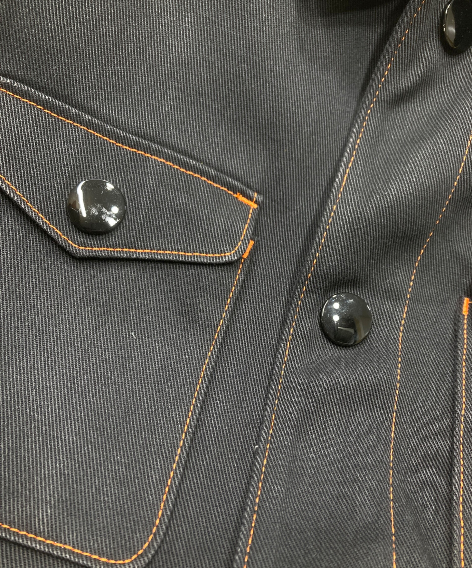 中古・古着通販】PRADA (プラダ) ワークジャケット ブラック サイズ:44 
