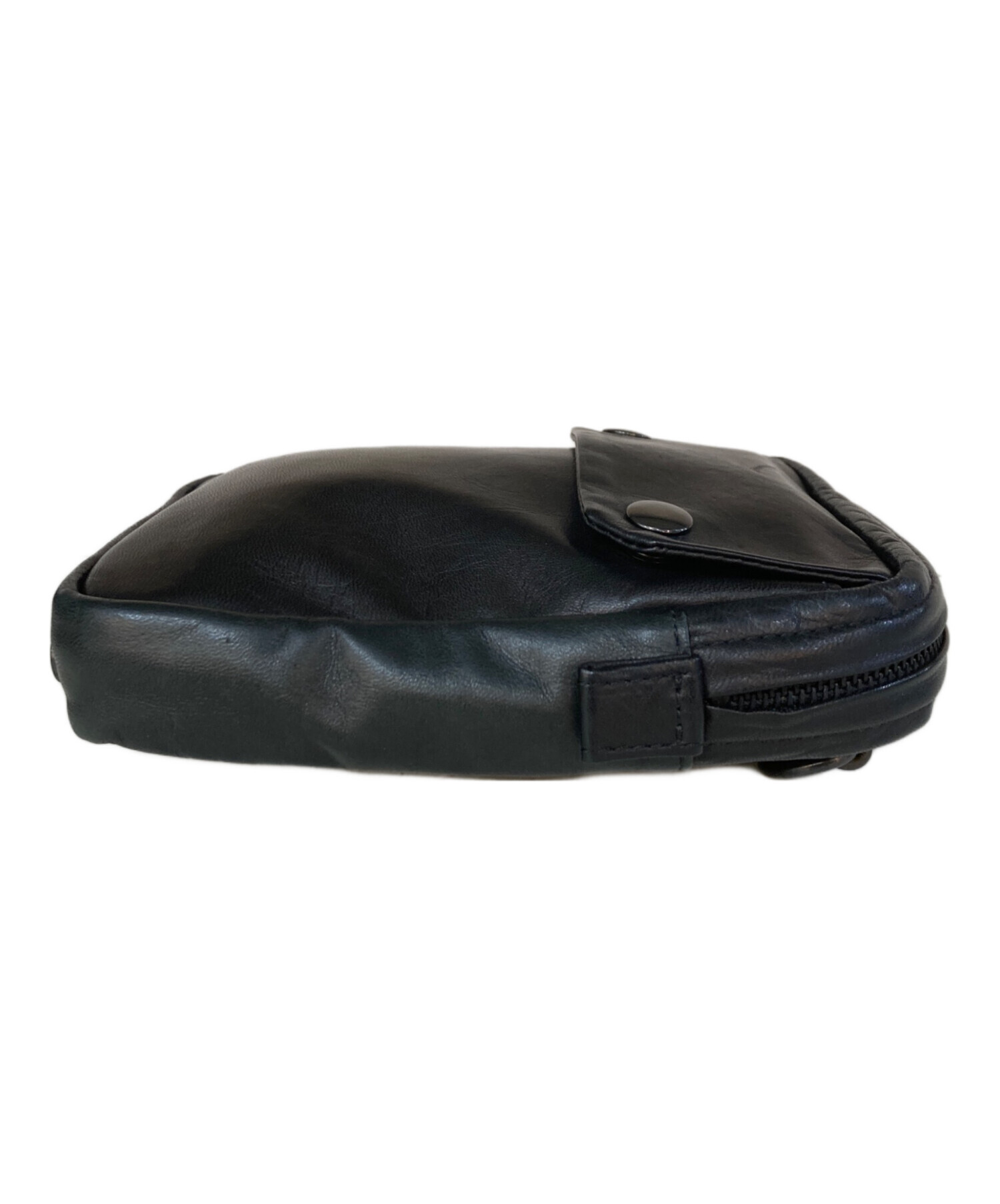 Yohji Yamamoto POUR HOMME 牛革 ショルダーバック 中古・古着通販】Yohji Yamamoto pour homme (ヨウジヤマモト