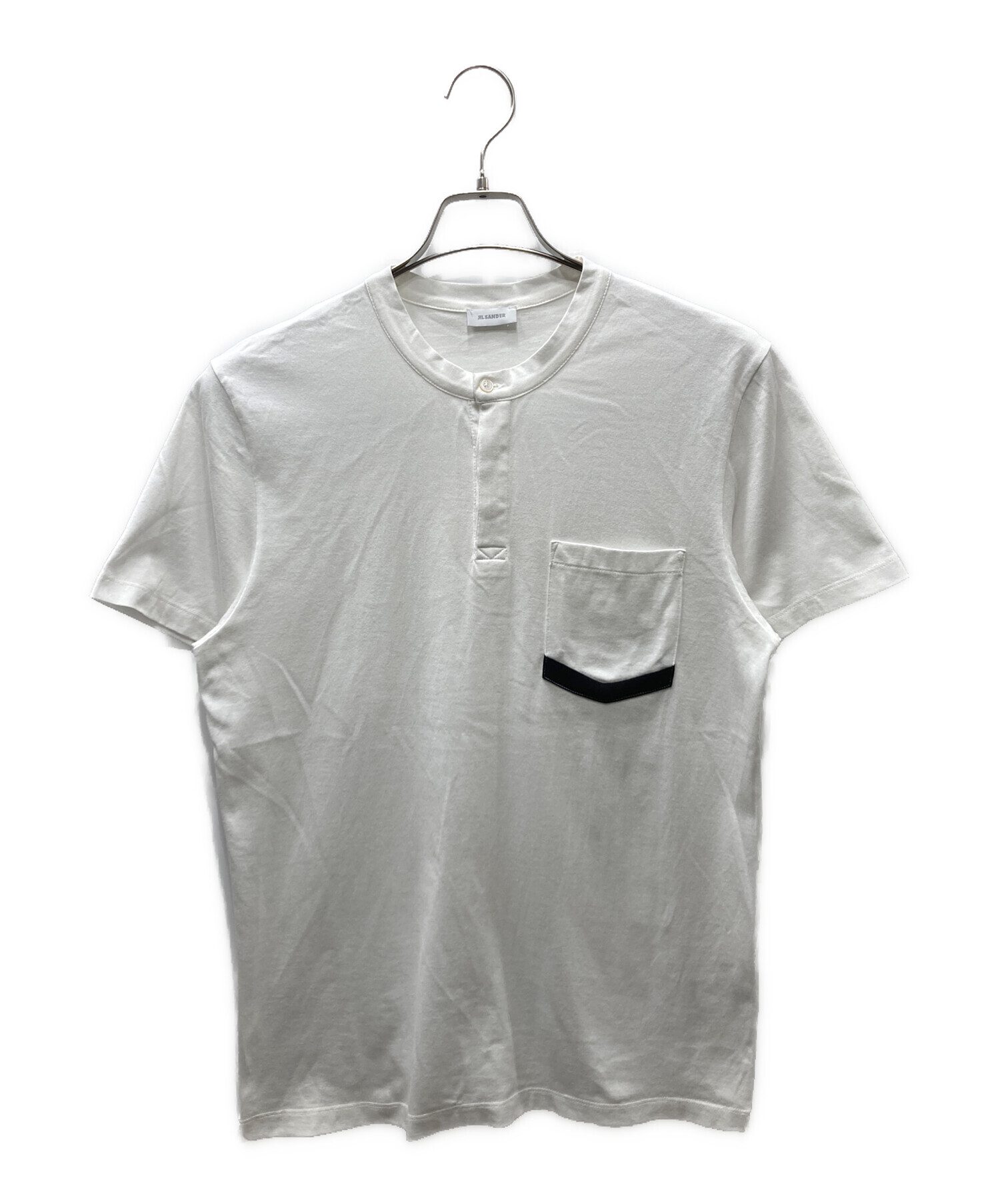中古・古着通販】JIL SANDER (ジルサンダー) ヘンリーネックTシャツ