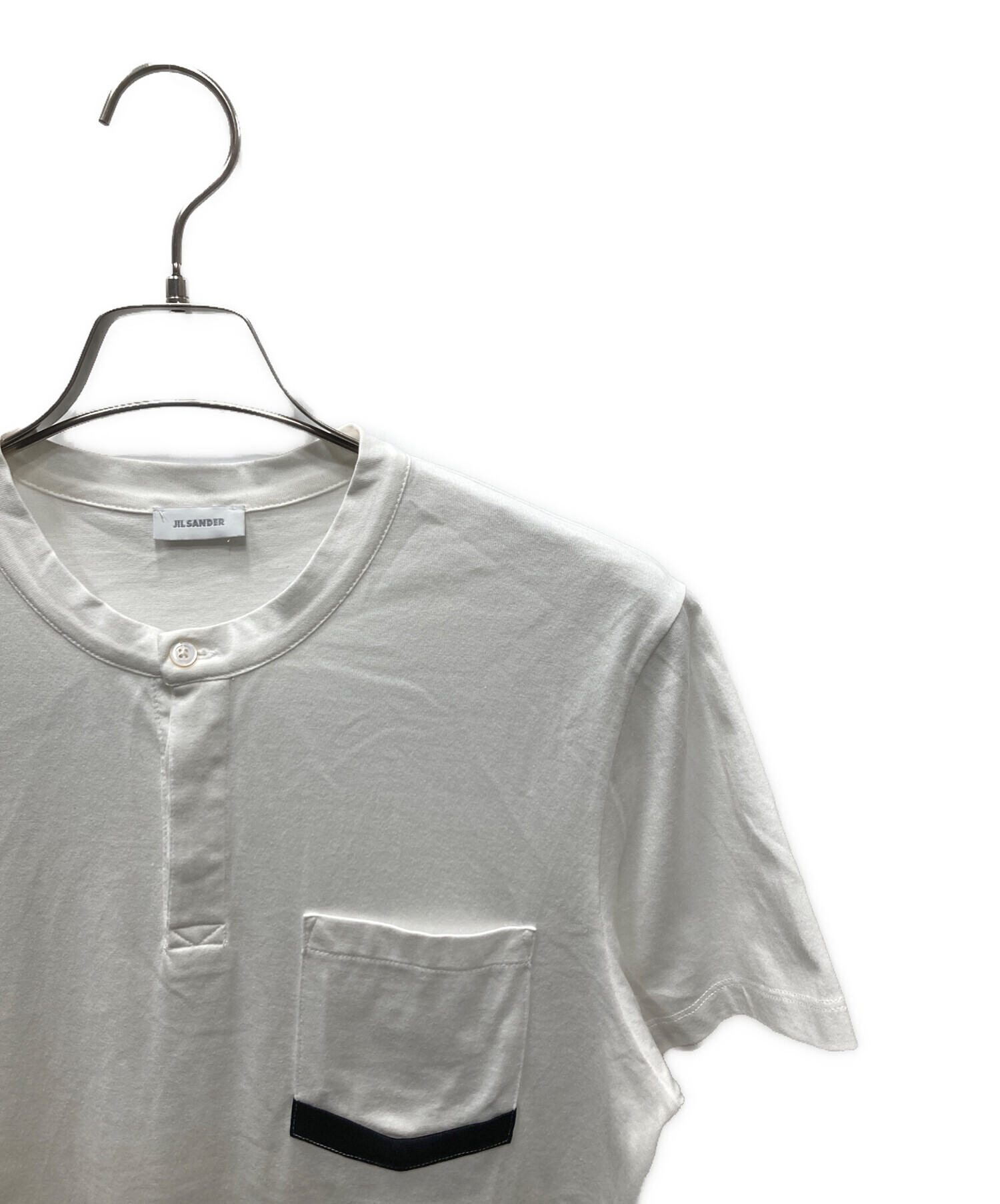 中古・古着通販】JIL SANDER (ジルサンダー) ヘンリーネックTシャツ 