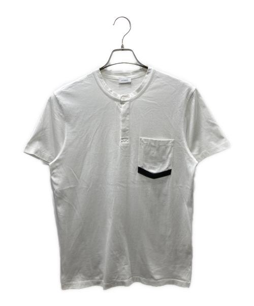 【美品】JIL SANDER ジルサンダー ヘンリーネック ウールプルオーバー 中古・古着通販】JIL SANDER (ジルサンダー) ヘンリーネックTシャツ