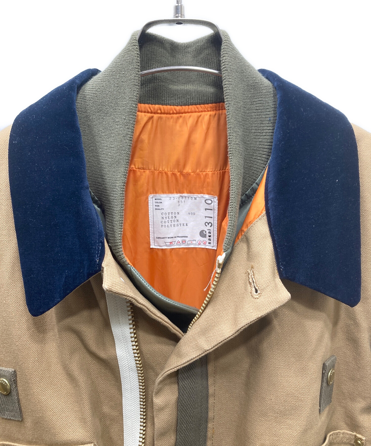 中古・古着通販】sacai (サカイ) Carhartt WIP (カーハート ワークイン