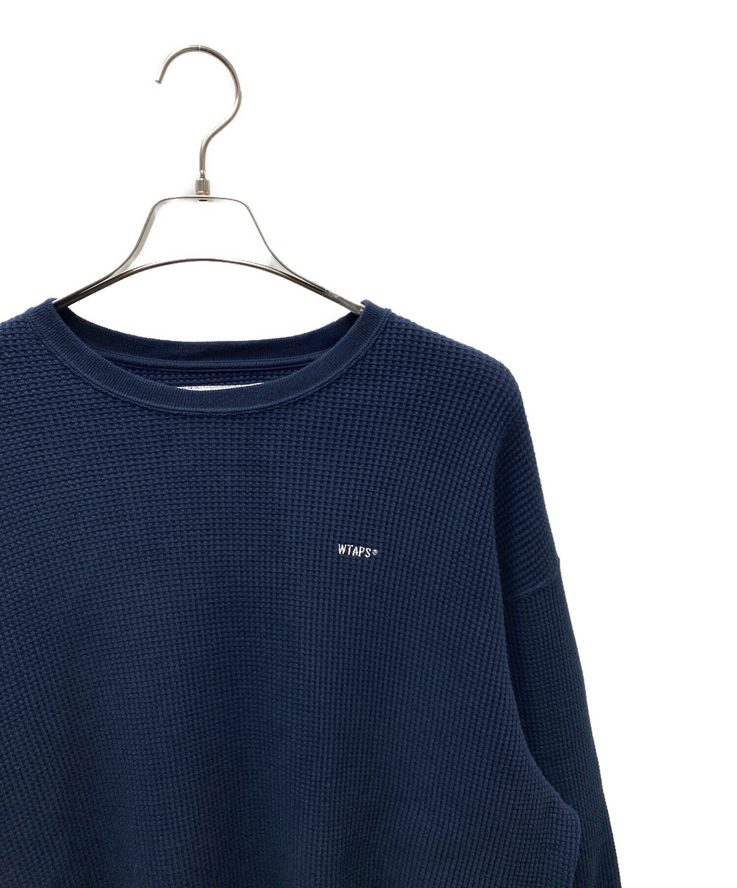 中古・古着通販】WTAPS (ダブルタップス) サーマルカットソー ネイビー 中古・古着通販】WTAPS (ダブルタップス) サーマルカットソー ネイビー