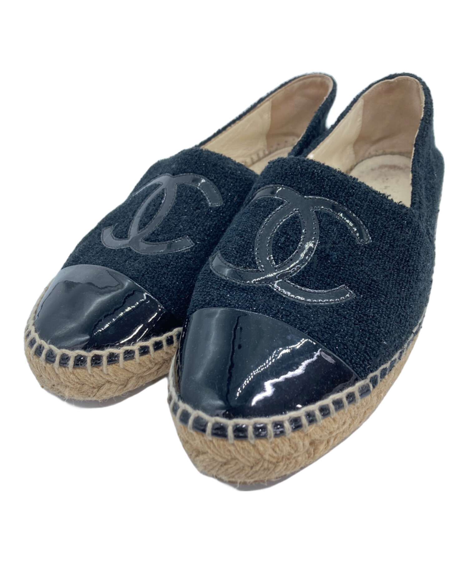 中古・古着通販】CHANEL (シャネル) エスパドリーユ スリッポン