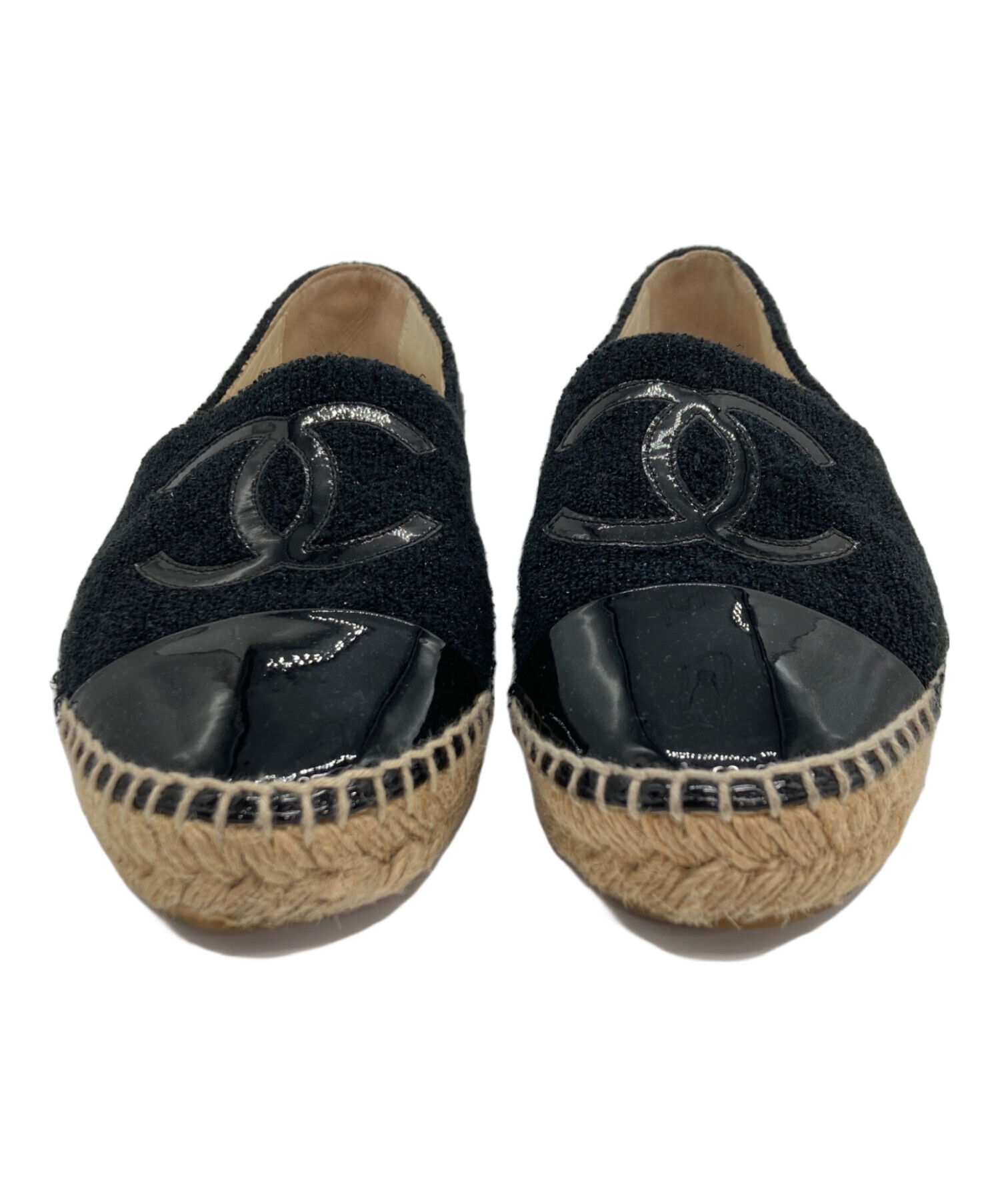 中古・古着通販】CHANEL (シャネル) エスパドリーユ スリッポン 中古・古着通販】CHANEL (シャネル) エスパドリーユ スリッポン