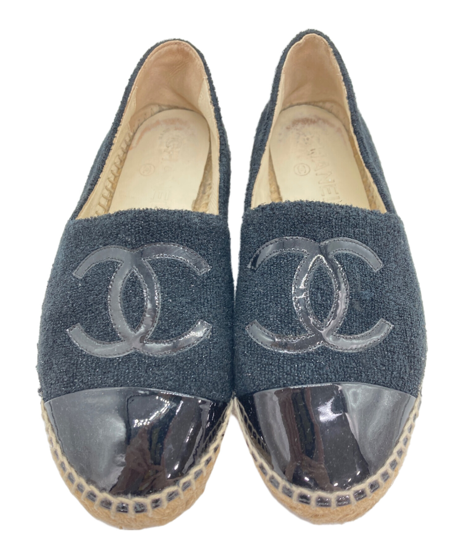 中古・古着通販】CHANEL (シャネル) エスパドリーユ スリッポン