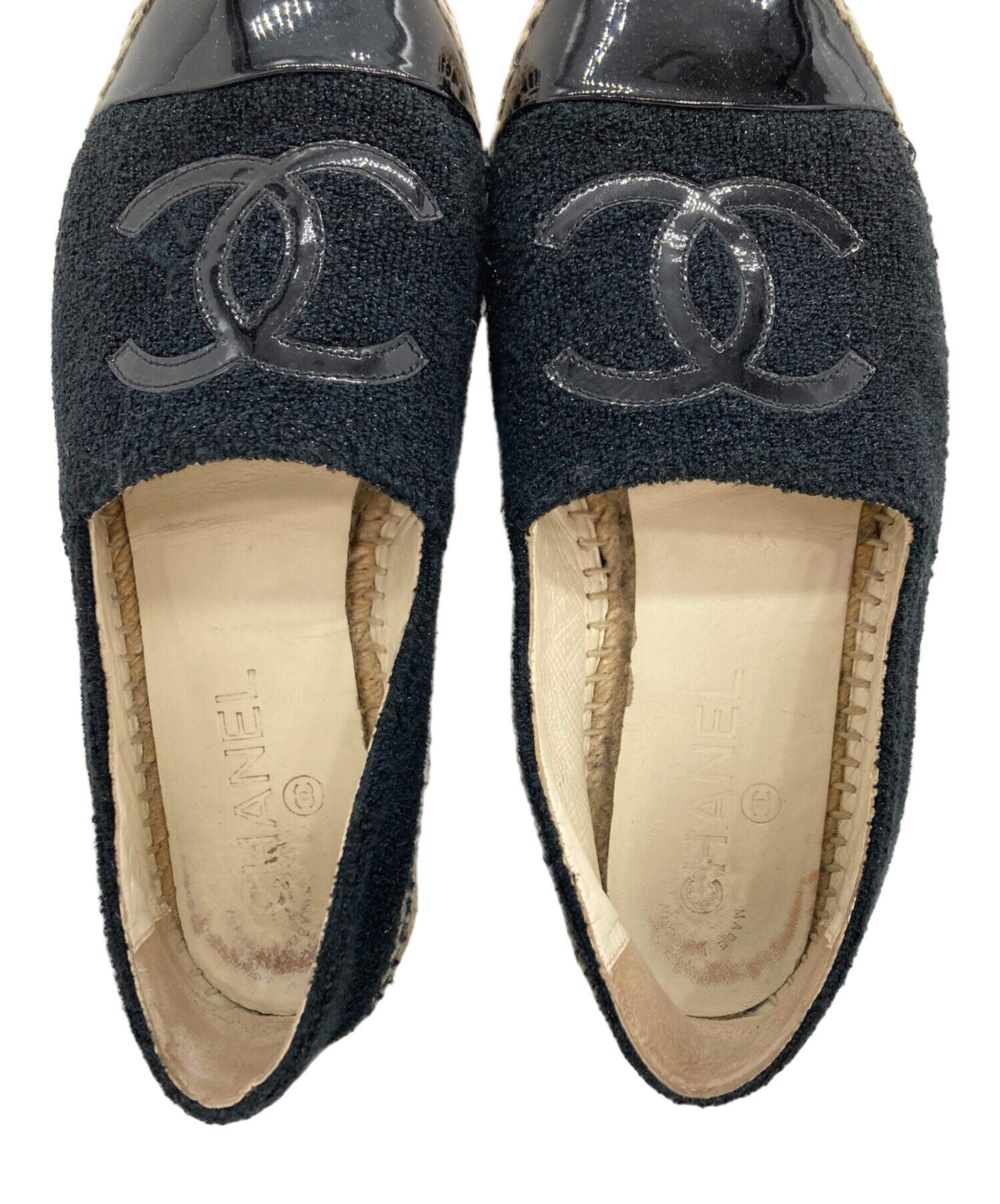 中古・古着通販】CHANEL (シャネル) エスパドリーユ スリッポン