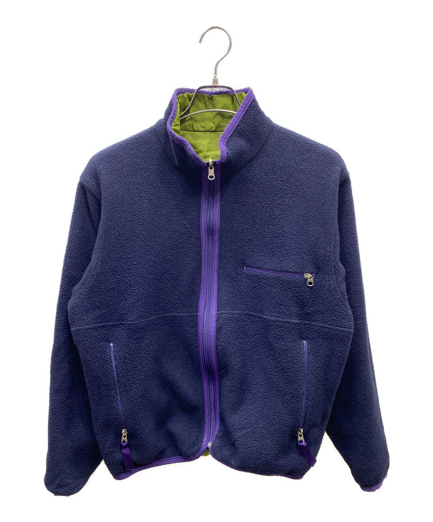 パタゴニア リバーシブル　ナイロンジャケット　フリース　紺色　XLARGE 紺色 中古・古着通販】Patagonia (パタゴニア) USA製 F1 Glissade