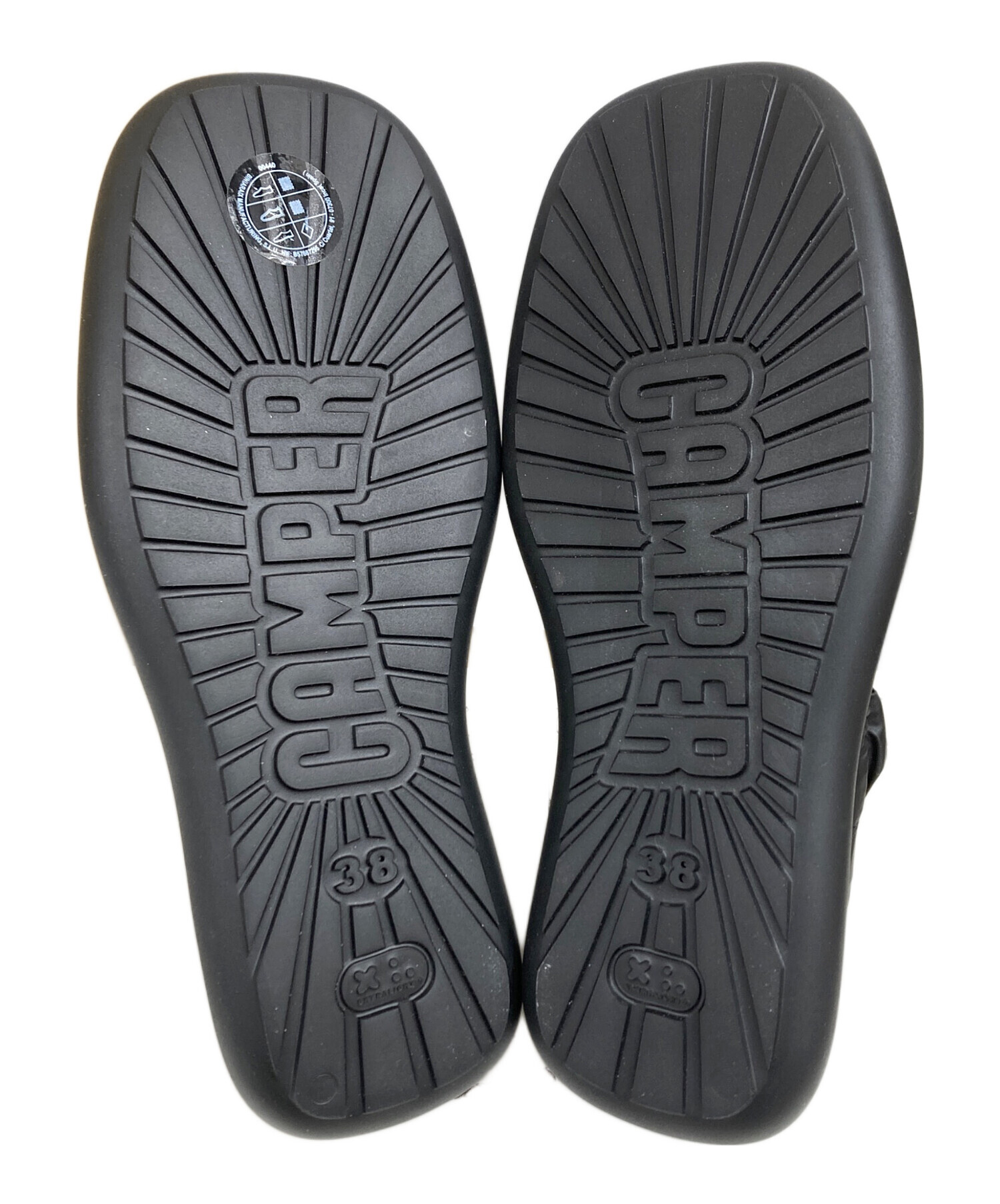 中古・古着通販】CAMPER (カンペール) Onda フラットシューズ ブラック