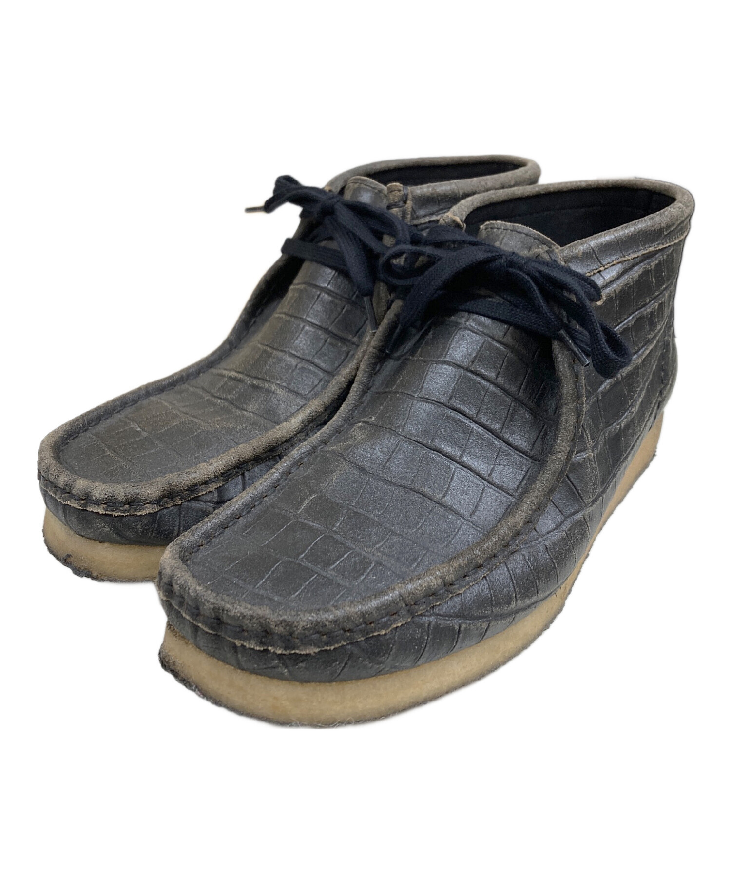 中古・古着通販】CLARKS (クラークス) Clarks Wallabee Croc ワラビー