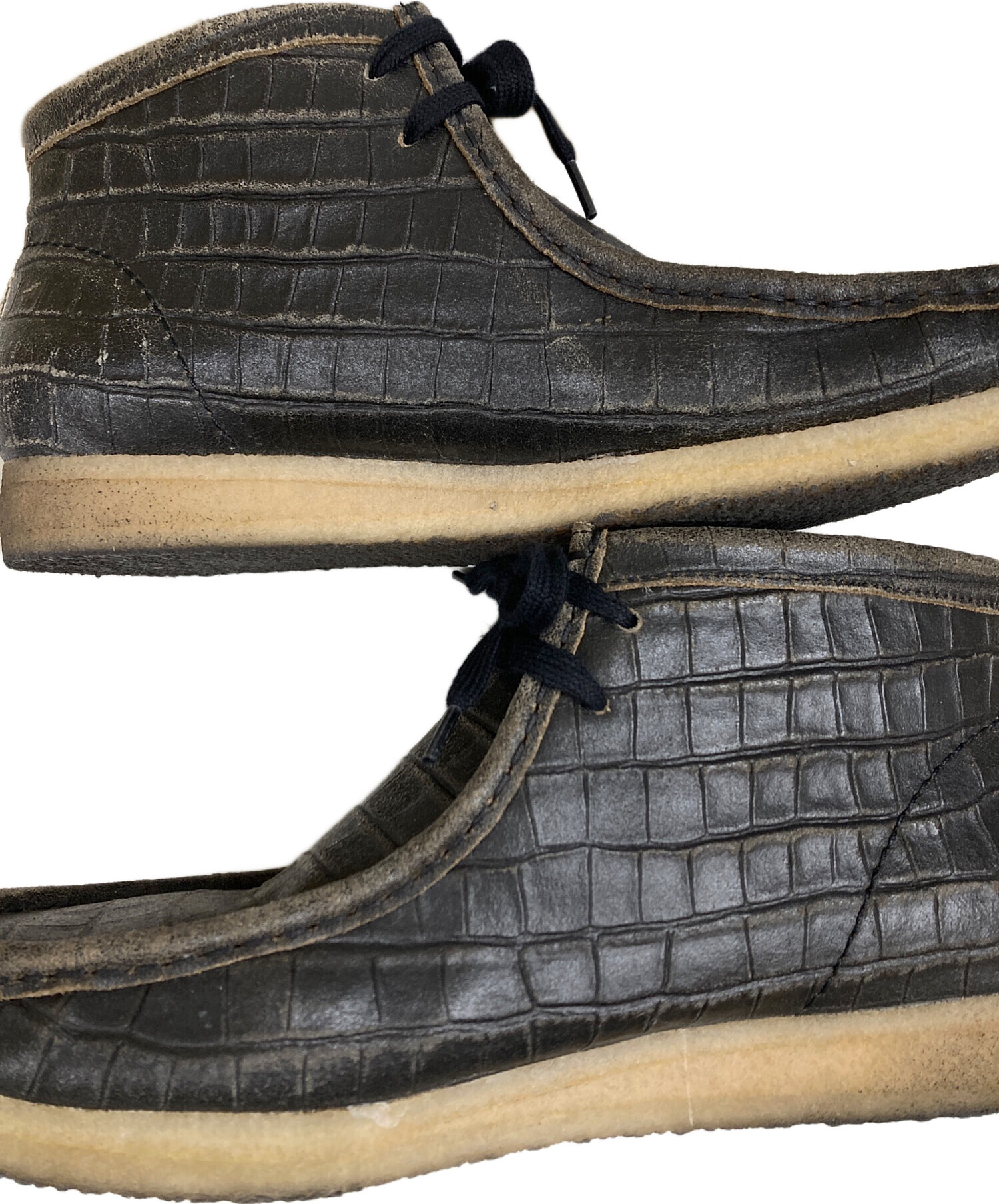 中古・古着通販】CLARKS (クラークス) Clarks Wallabee Croc ワラビー