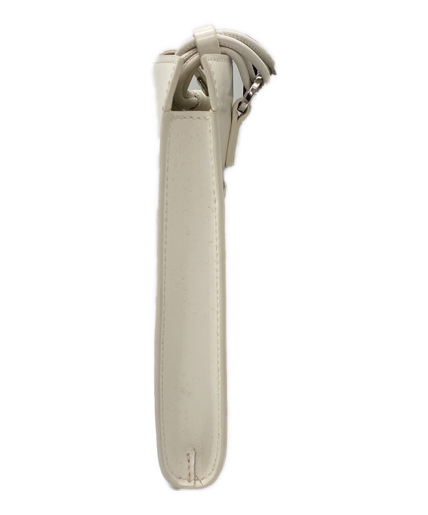 美品 Jil Sander ジルサンダー スモール タングル ショルダーバッグ ホワイト レディース 古着 中古 USED JIL SANDER - ジルサンダー タングル スモール ショルダーバッグ