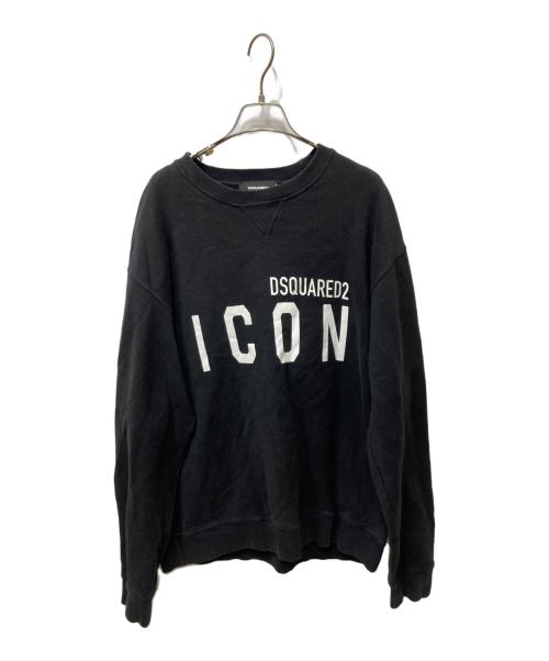 【良品】ディースクエアード ヴィンテージ加工 ロゴ スウェットXXL イタリア 中古・古着通販】DSQUARED2 (ディースクエアード) Be ICON Cool