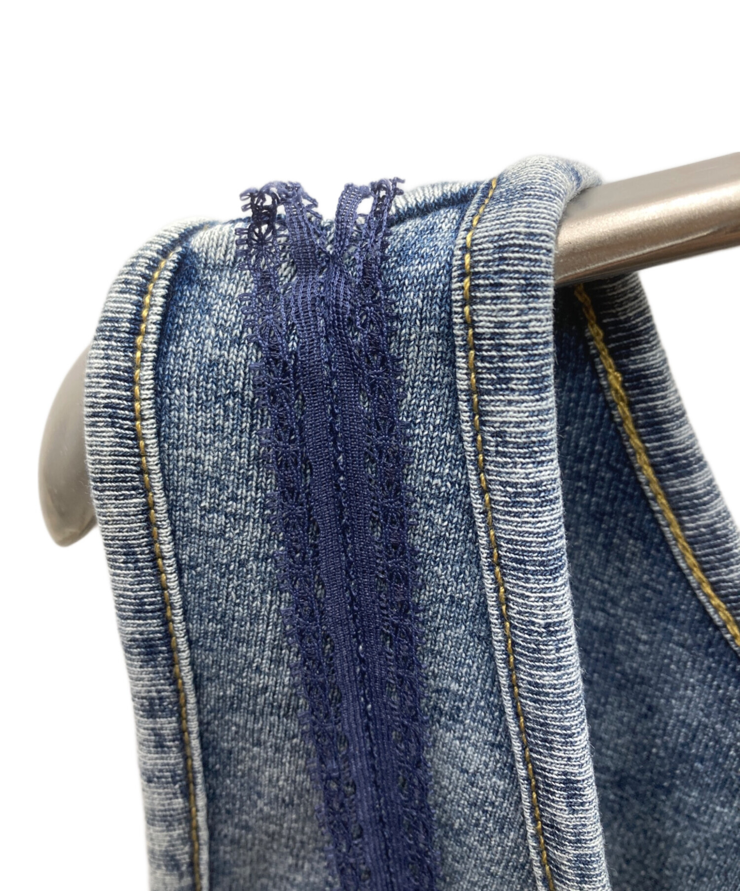 中古・古着通販】AMERI (アメリ) MEDI 2WAY DENIM LIKE LACE DOCKING