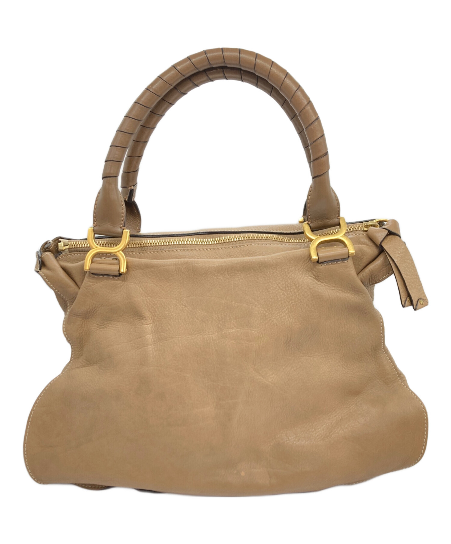 中古・古着通販】Chloe (クロエ) Marcie ハンドバッグ ブラウン 
