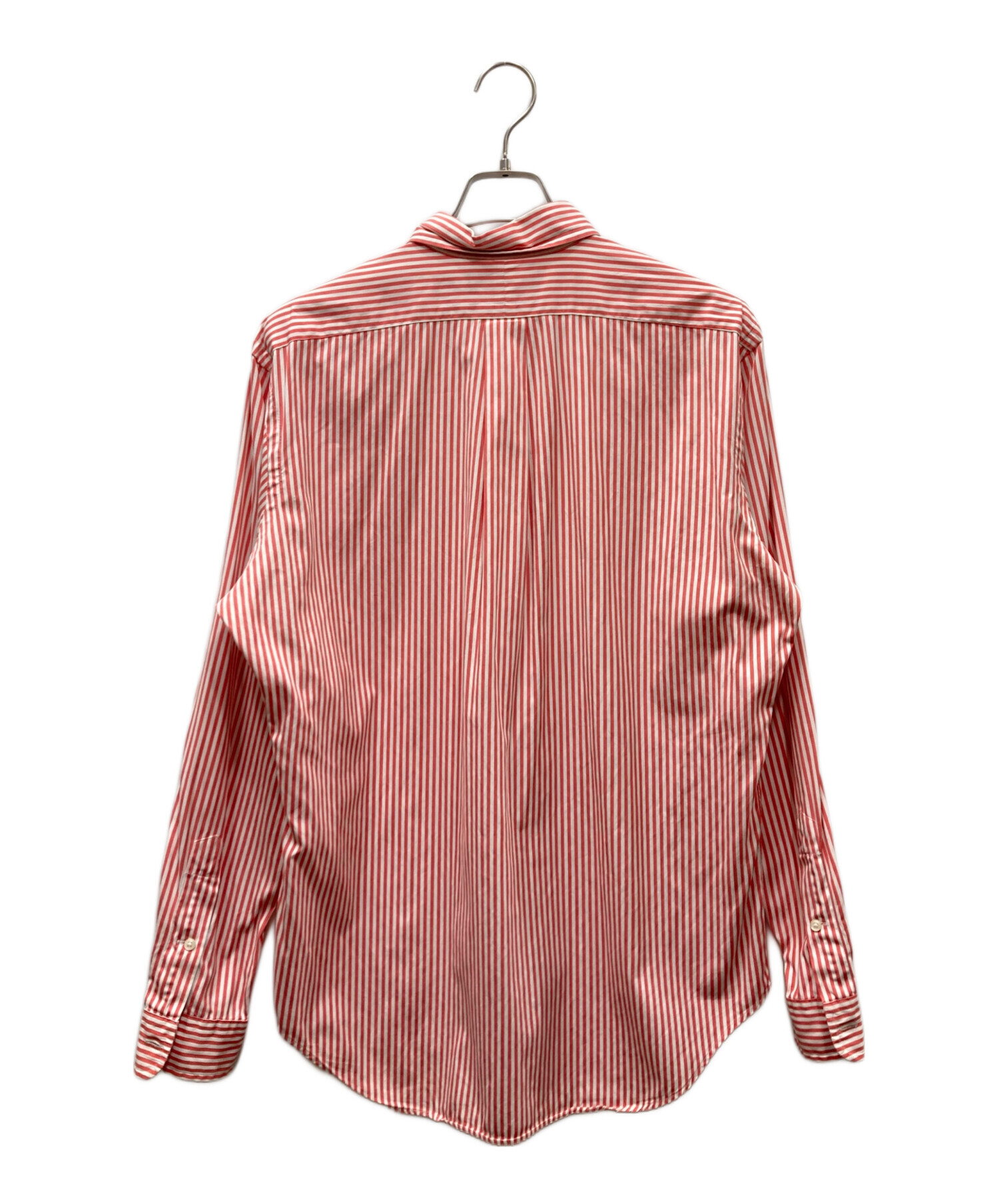 RRL Ralph Lauren ストライプシャツ レッド Mサイズ 中古・古着通販】RALPH LAUREN (ラルフローレン) ストライプシャツ