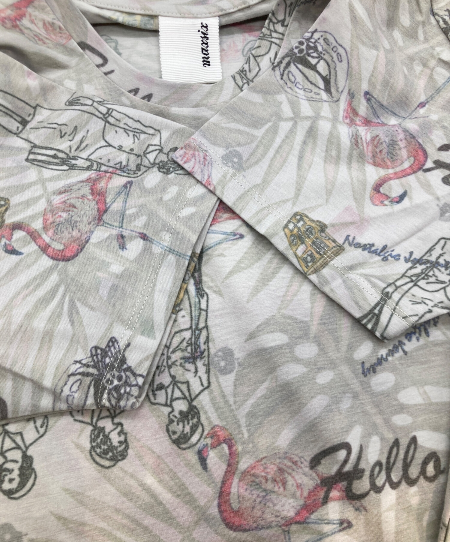 中古・古着通販】MaxSix (マックスシックス) 総柄プリントシャツ MX