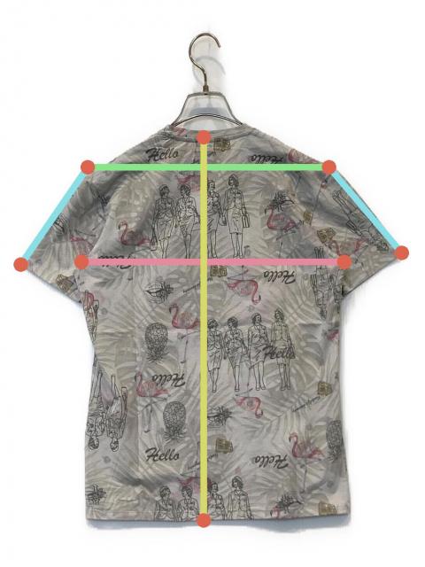 maxsix マックスシックス　総柄プリントメッシュパーカー 中古・古着通販】MaxSix (マックスシックス) 総柄プリントシャツ MX