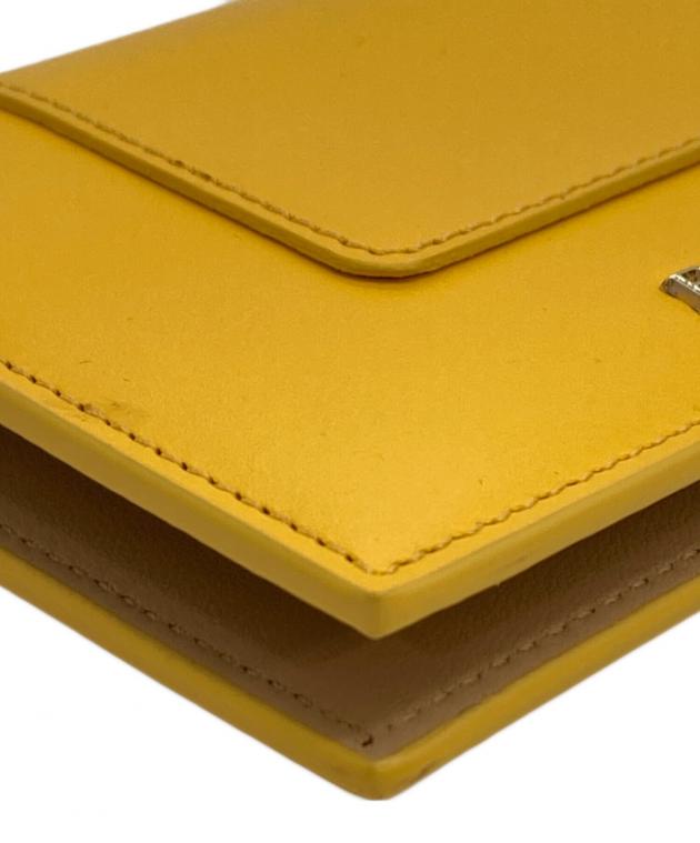 Bvlgari ケース　イエロー 中古・古着通販】BVLGARI (ブルガリ) Serpenti Card Case