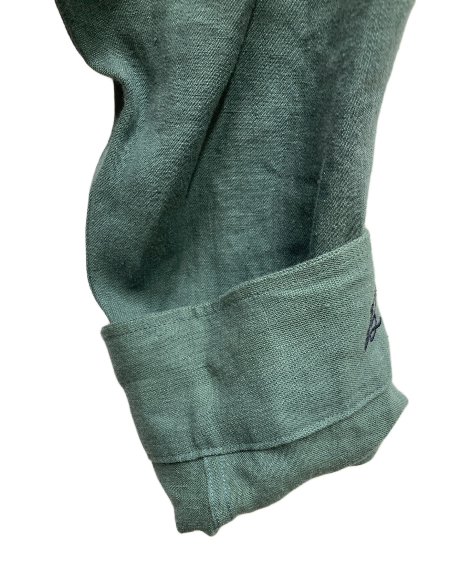 MADISONBLUE  ハンプトンリネンシャツ 02 グリーン 中古・古着通販】MADISON BLUE (マディソンブルー) HAMPTON LINEN
