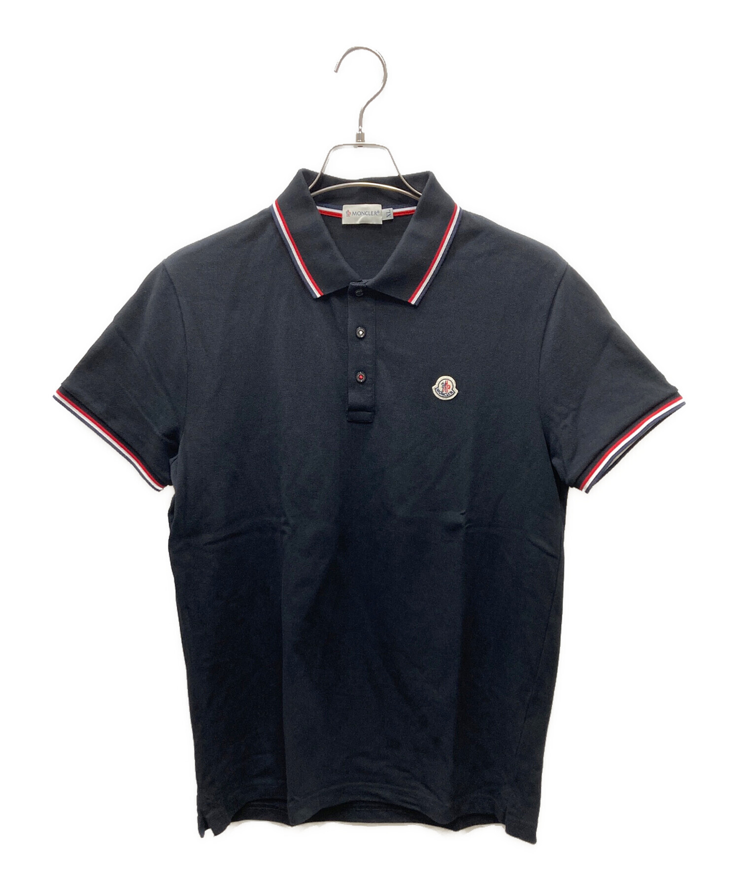 中古・古着通販】MONCLER (モンクレール) MAGRIA ポロシャツ ブラック