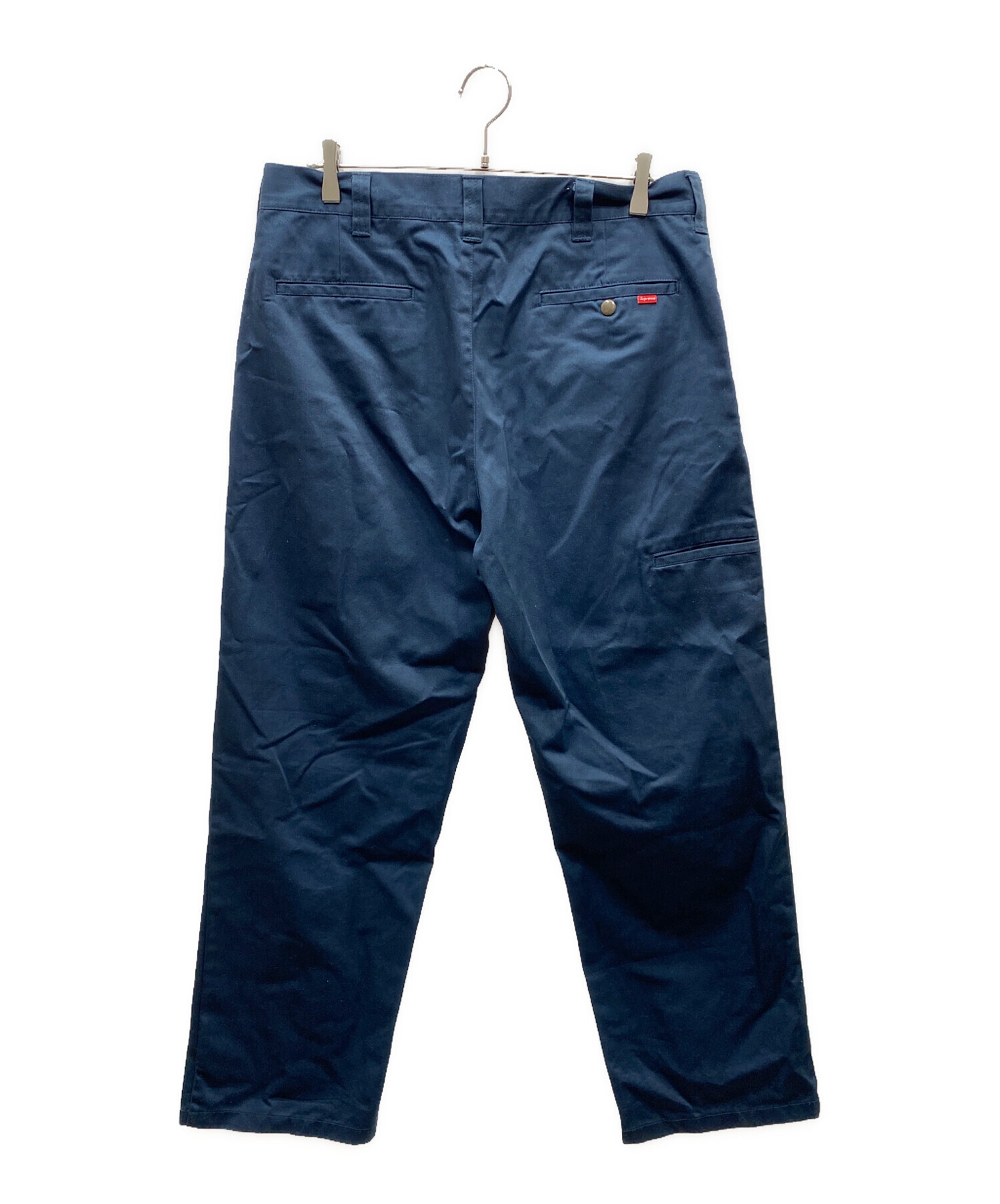 Supreme 青 ワークパンツ S 中古・古着通販】SUPREME (シュプリーム) Work Pant/ワークパンツ