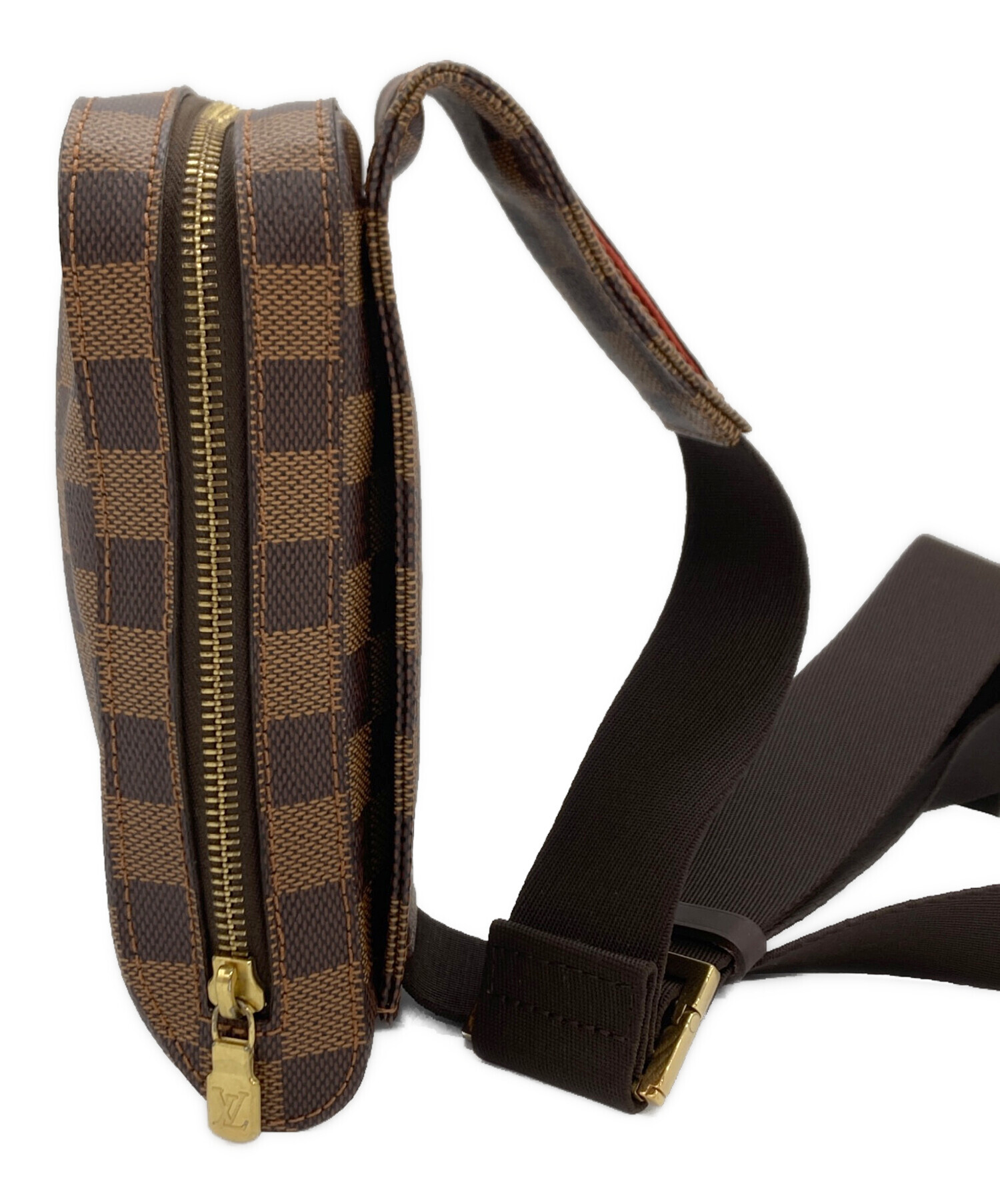 LOUIS VUITTON ボディバッグ ダークブラウン 中古・古着通販】LOUIS VUITTON (ルイ ヴィトン) ボディーバッグ