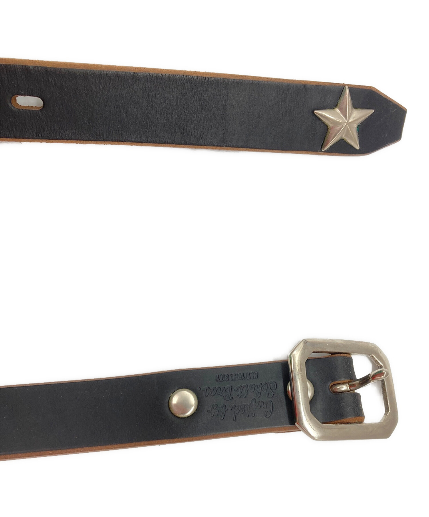 中古・古着通販】Schott (ショット) PERFECT BELT NARROW スター