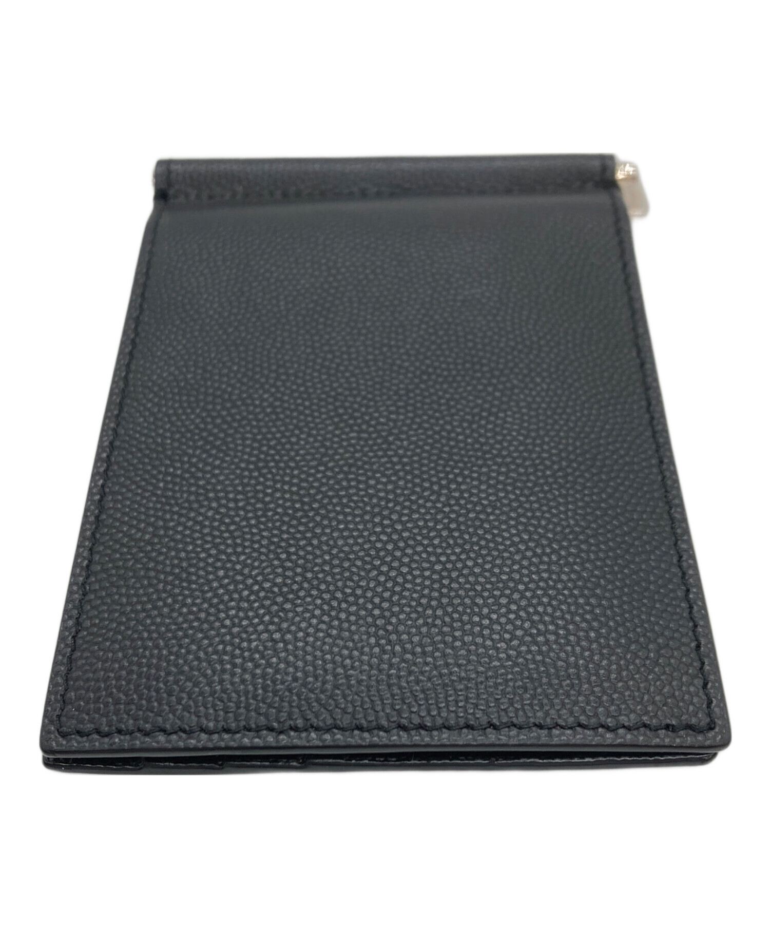 ✨未使用品✨サンローラン　マネークリップ　レザー　キャビアスキン　378005 中古・古着通販】Saint Laurent Paris (サンローランパリ) キャビア