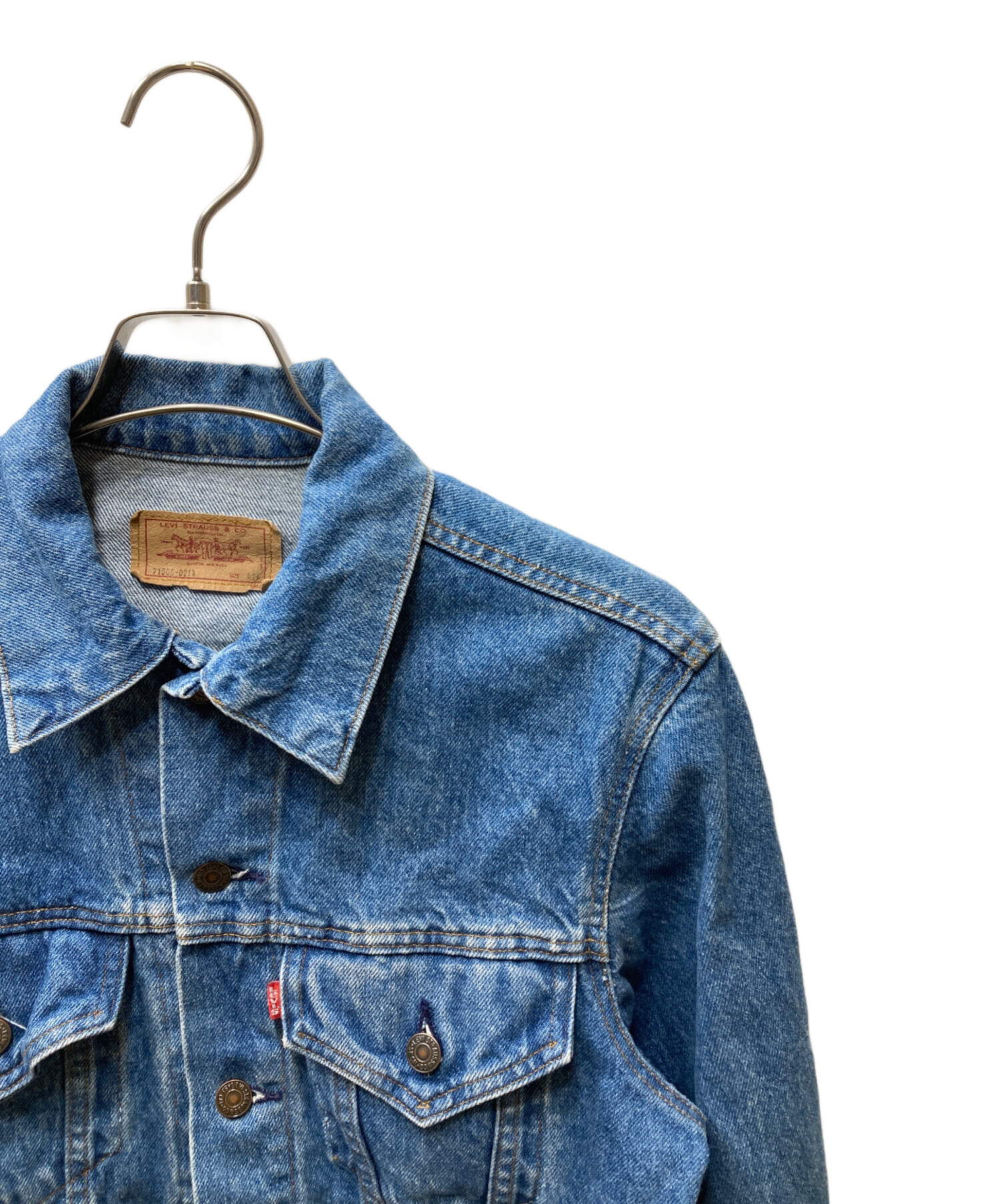 中古・古着通販】LEVI'S (リーバイス) デニムジャケット ブルー サイズ
