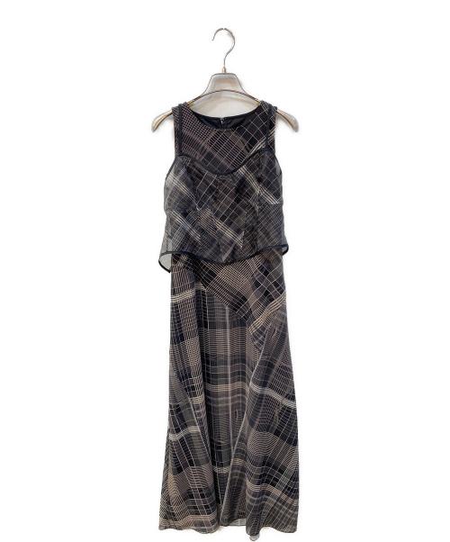 中古・古着通販】Ameri (アメリ) MEDI STRAIN CHECK DRESS チェック