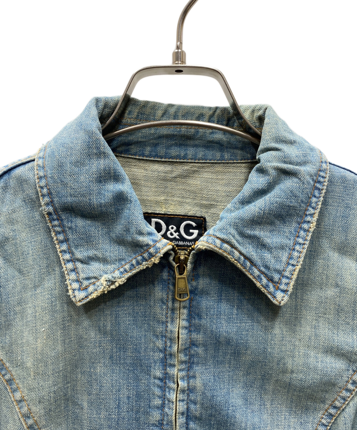 中古・古着通販】D&G (ディーアンドジー) ジップアップデニム