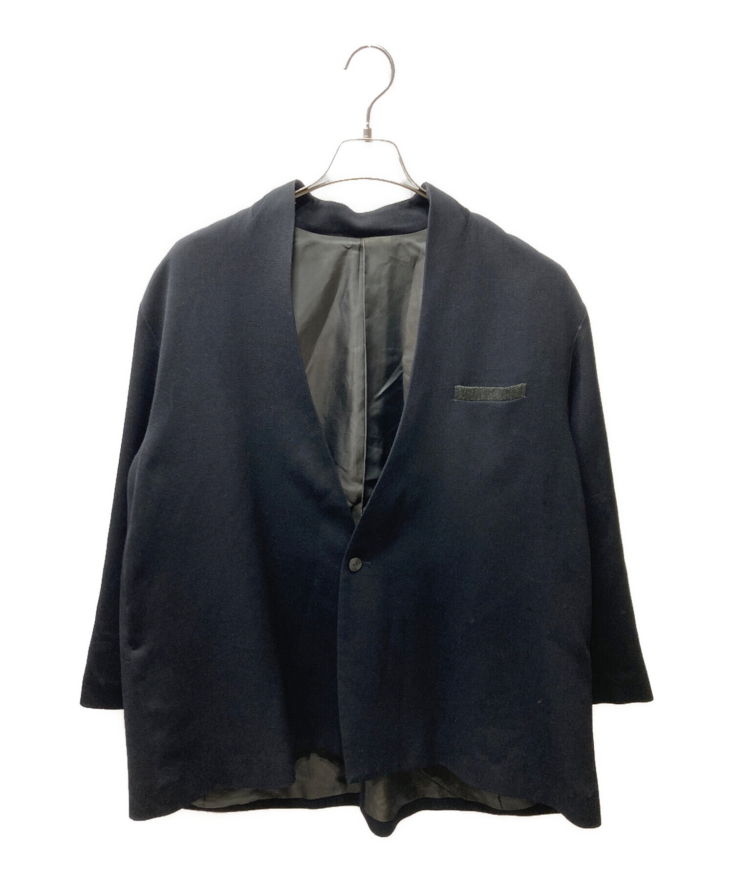 Ka na ta ノーカラージャケット 中古・古着通販】KANATA (カナタ) ノーカラージャケット ブラック