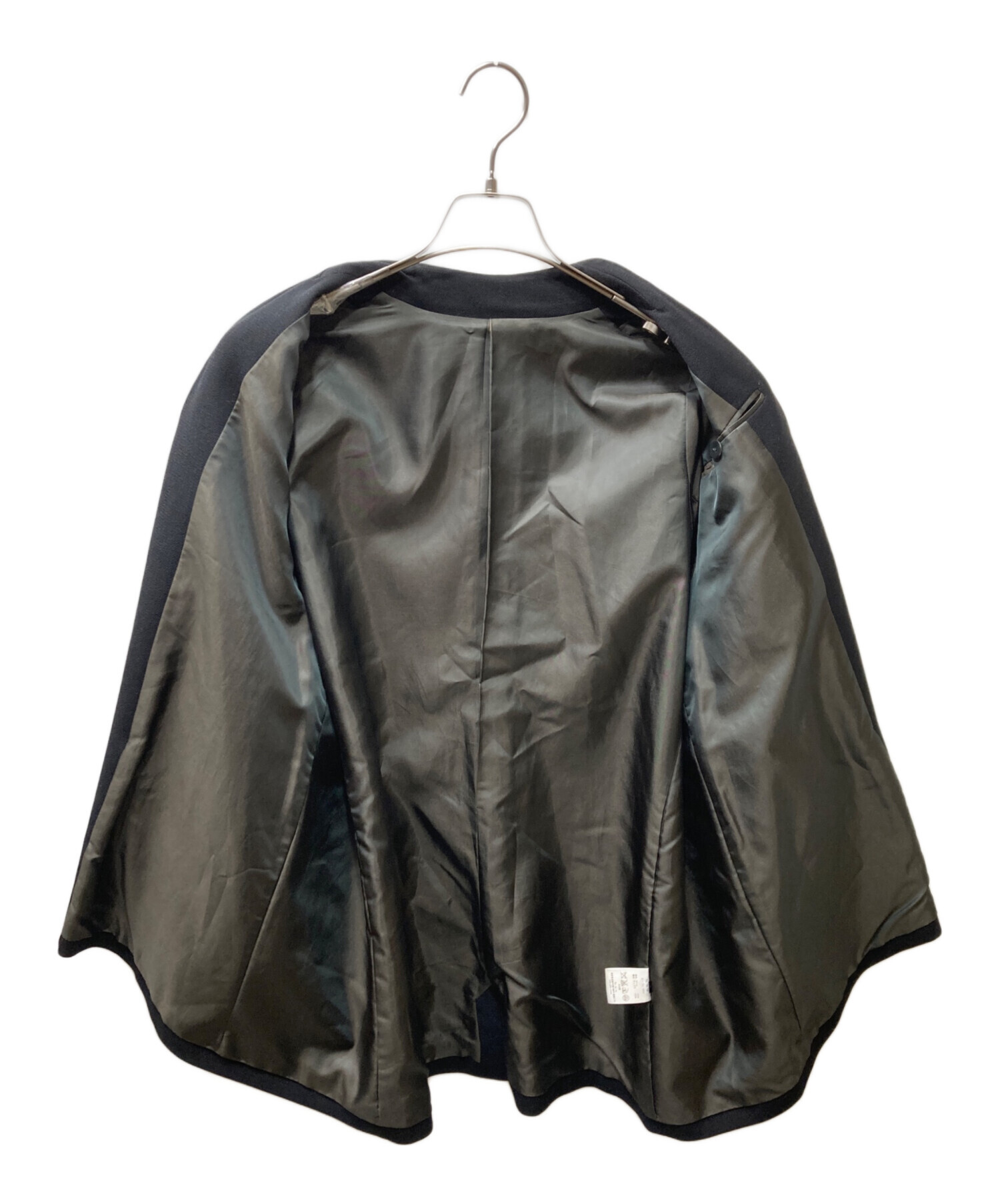 中古・古着通販】KANATA (カナタ) ノーカラージャケット ブラック