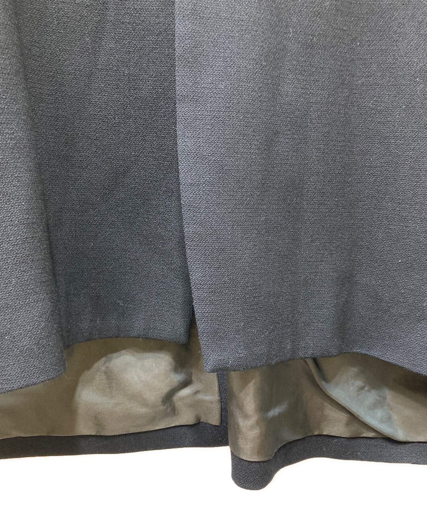 中古・古着通販】KANATA (カナタ) ノーカラージャケット ブラック