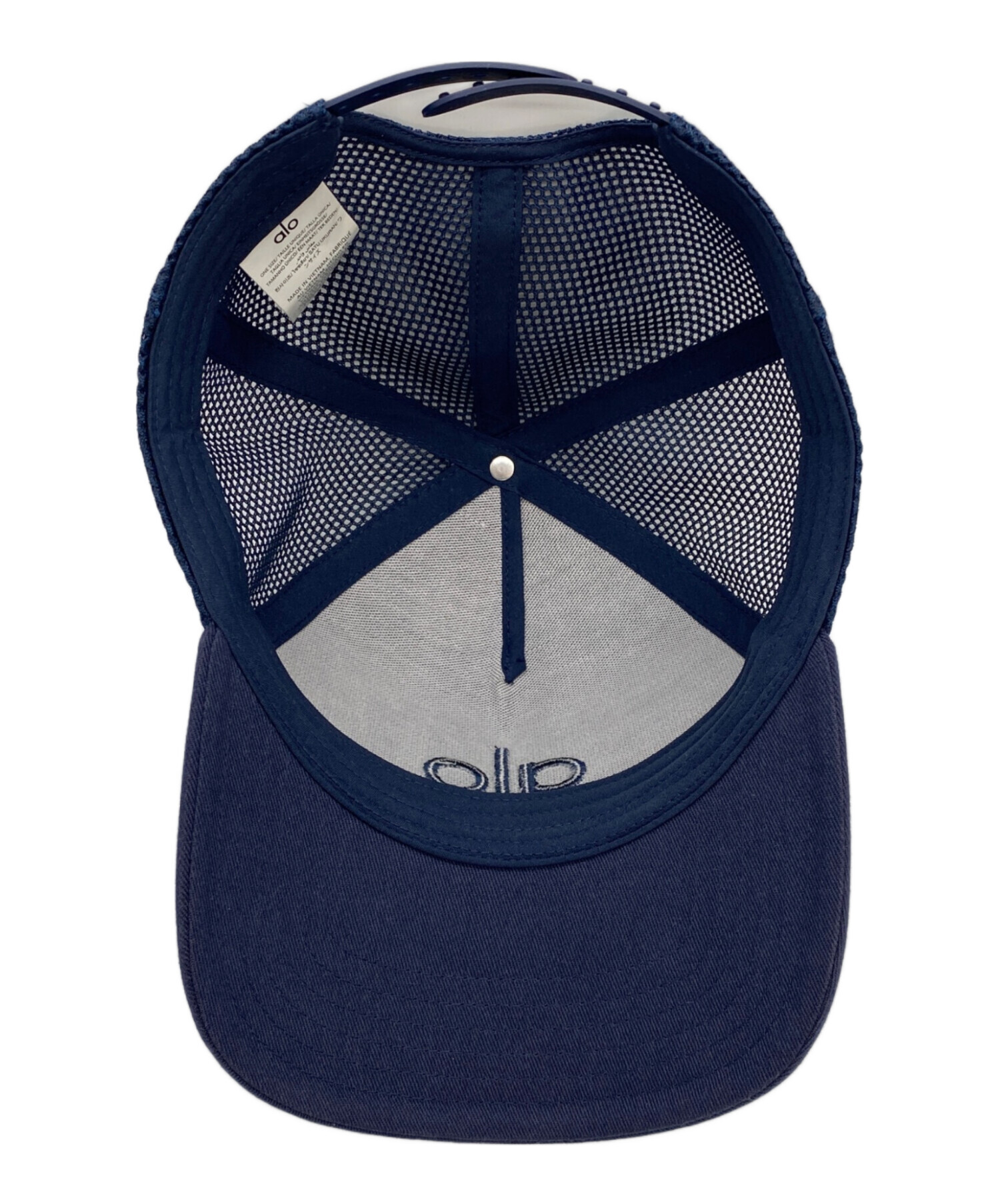 alo キャップ メッシュ 中古・古着通販】alo yoga (アローヨガ) メッシュキャップ ブラック