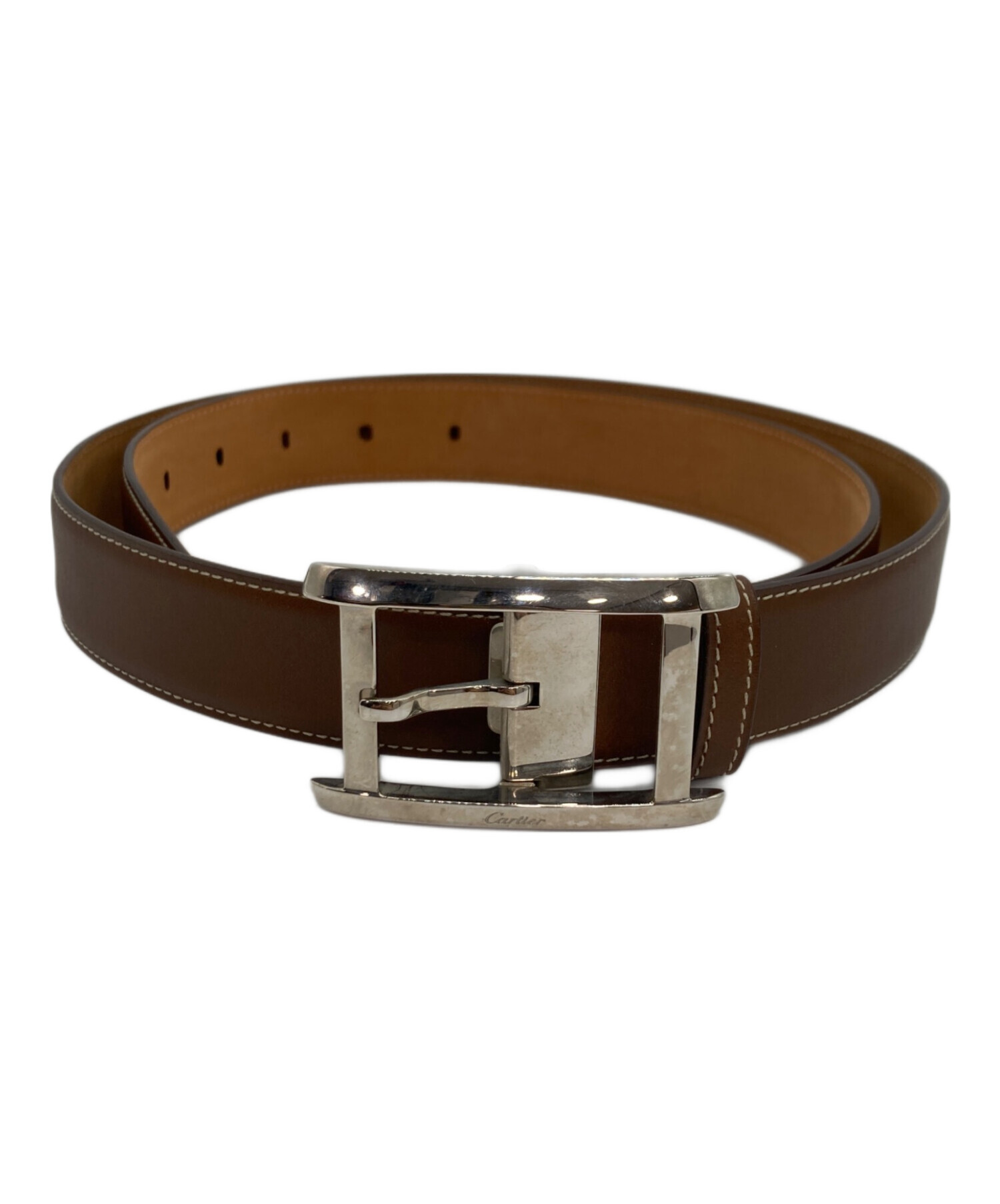 中古・古着通販】Cartier (カルティエ) タンクベルト ブラウン