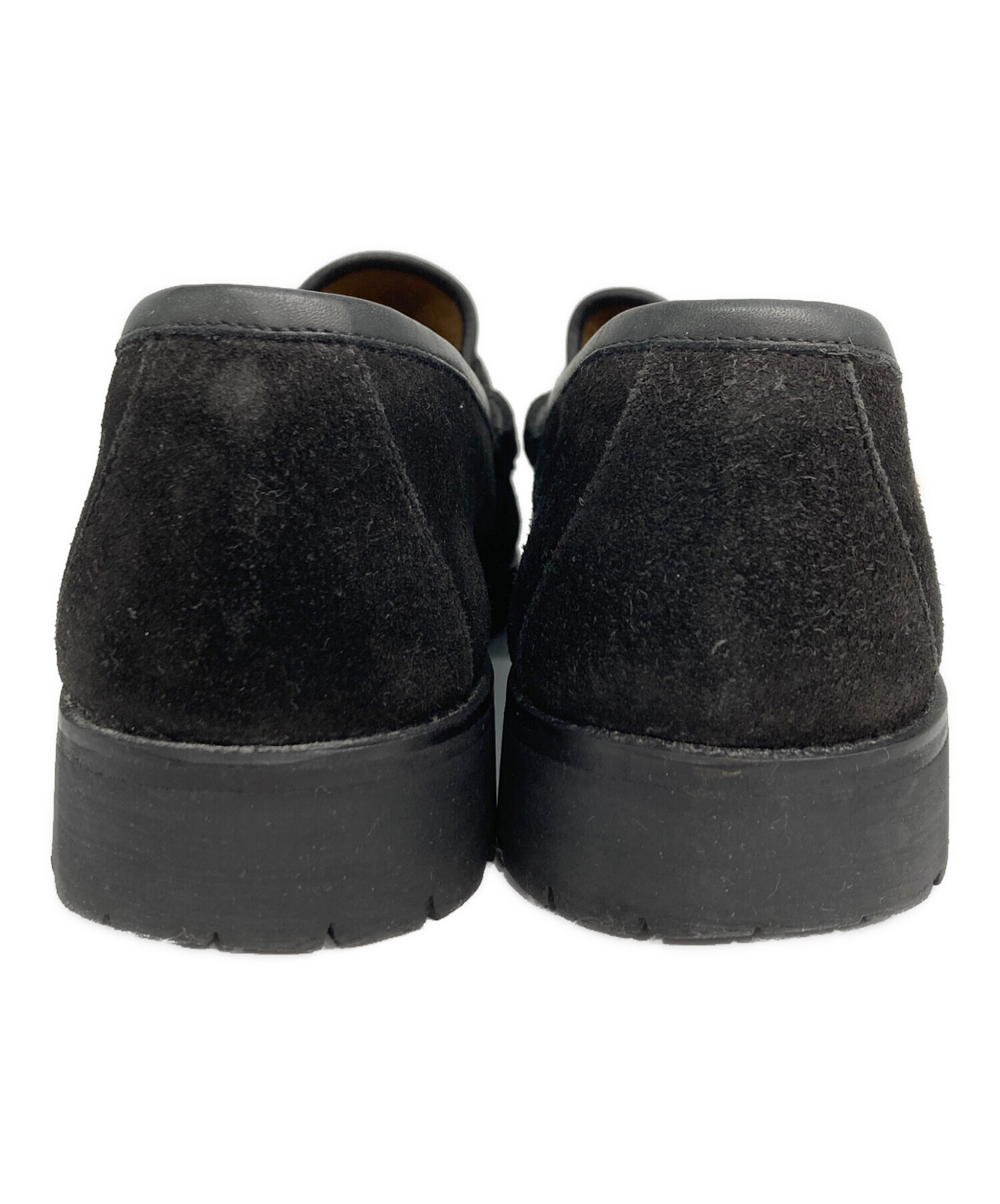 中古・古着通販】GUCCI (グッチ) ホースビットローファー ブラック 