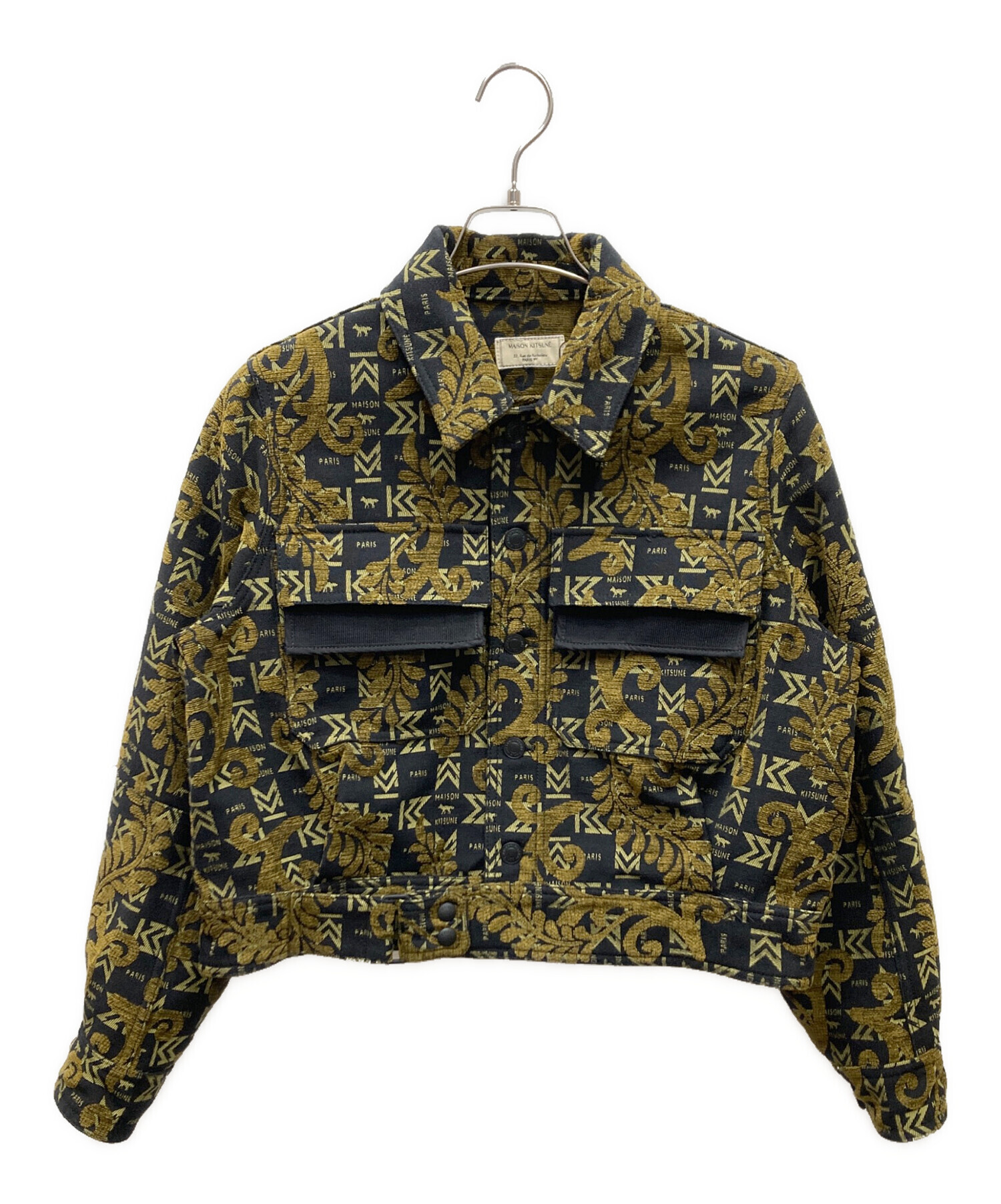 新品、未使用　メゾンキツネ　ジャケット 中古・古着通販】MAISON KITSUNE (メゾンキツネ) Jacquard Cocoon