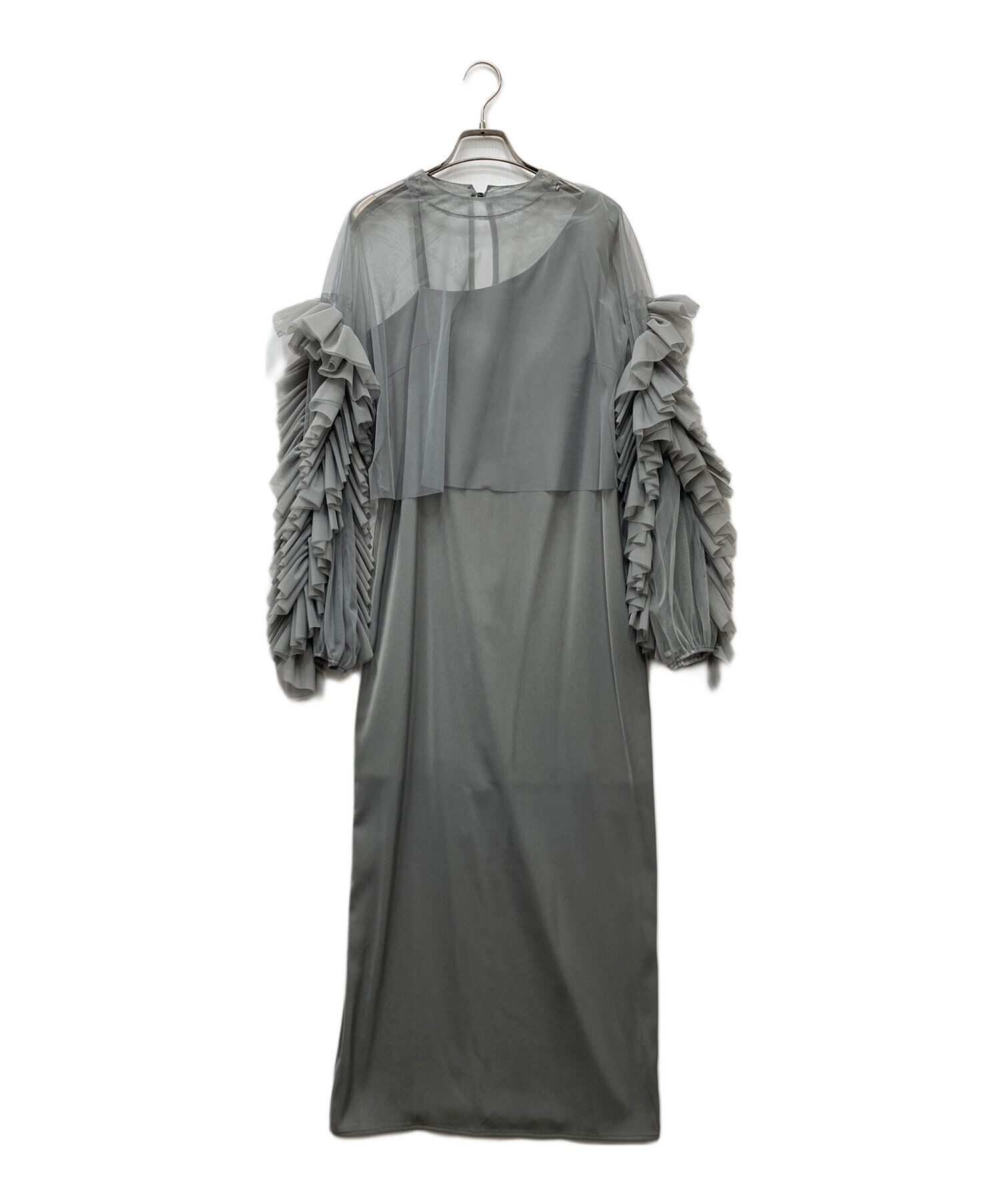 ＊新品タグ付き美品＊LE'RURE Volume tulle set dress 中古・古着通販】LE'RURE (リルアー) Volume tulle set dress