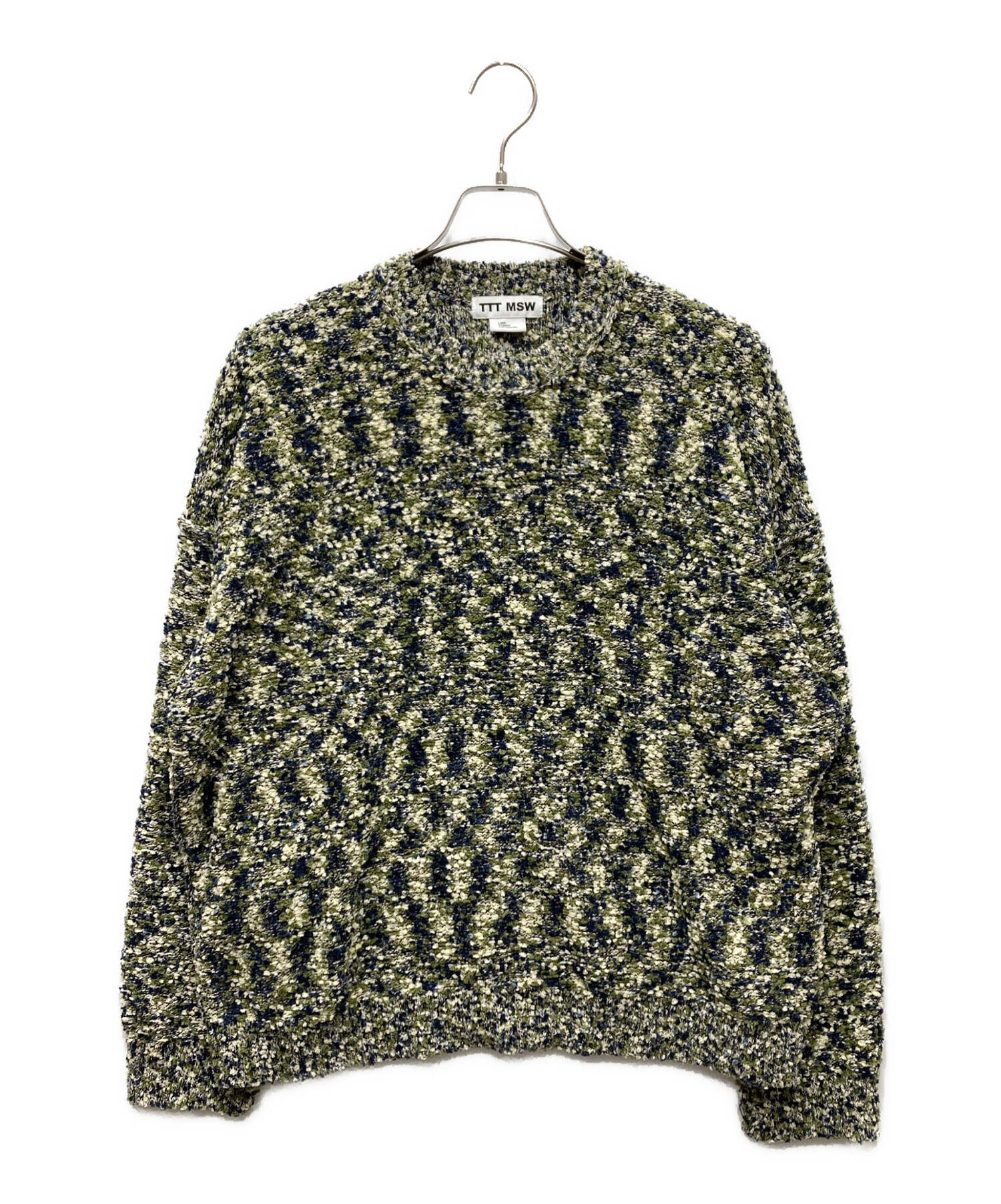 トップス tttmsw 25ss Camouflage pullover knit 中古・古着通販】TTT MSW (ティー) CAMOUFLAGE PULLOVER KNIT