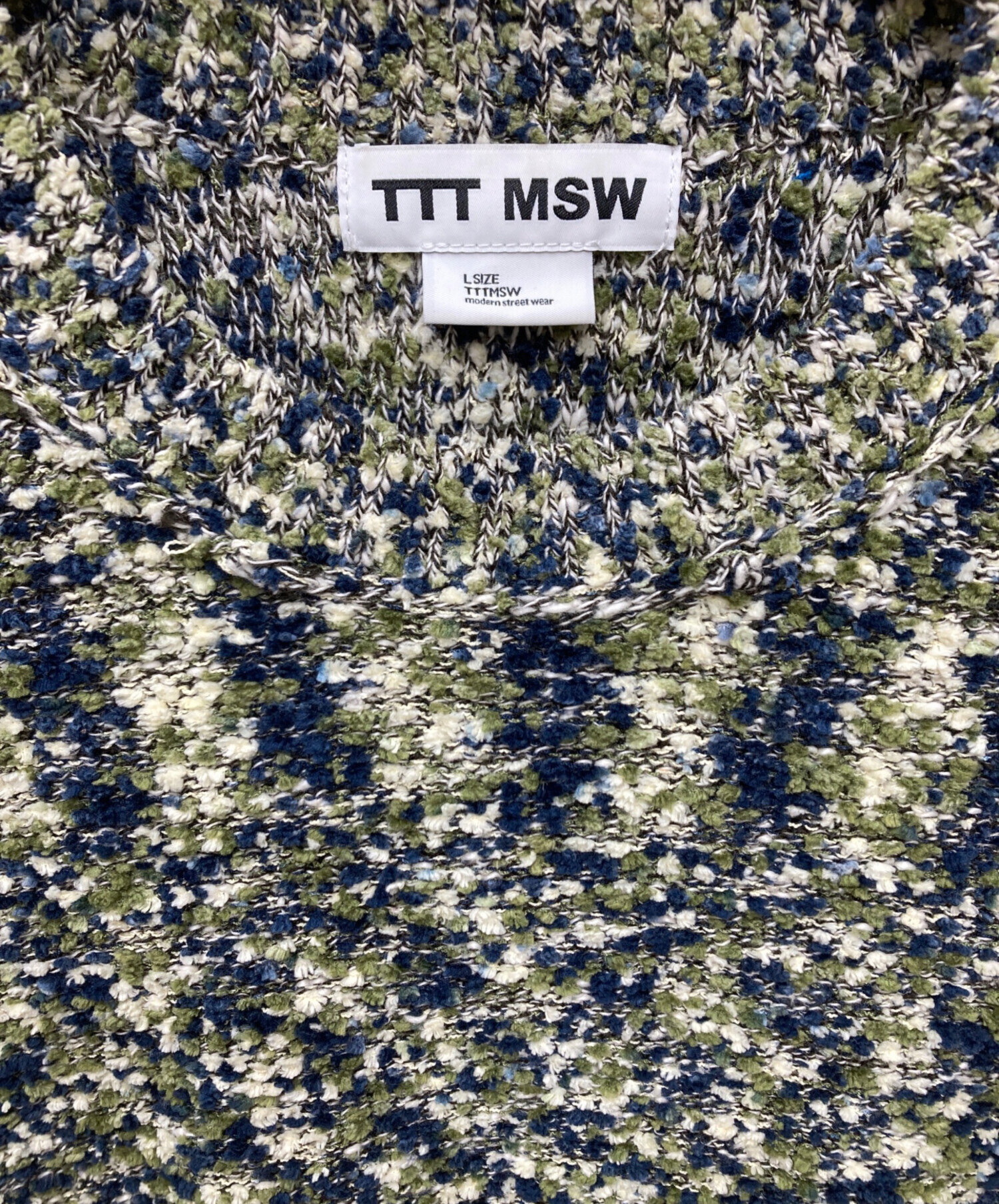 中古・古着通販】TTT MSW (ティー) CAMOUFLAGE PULLOVER KNIT