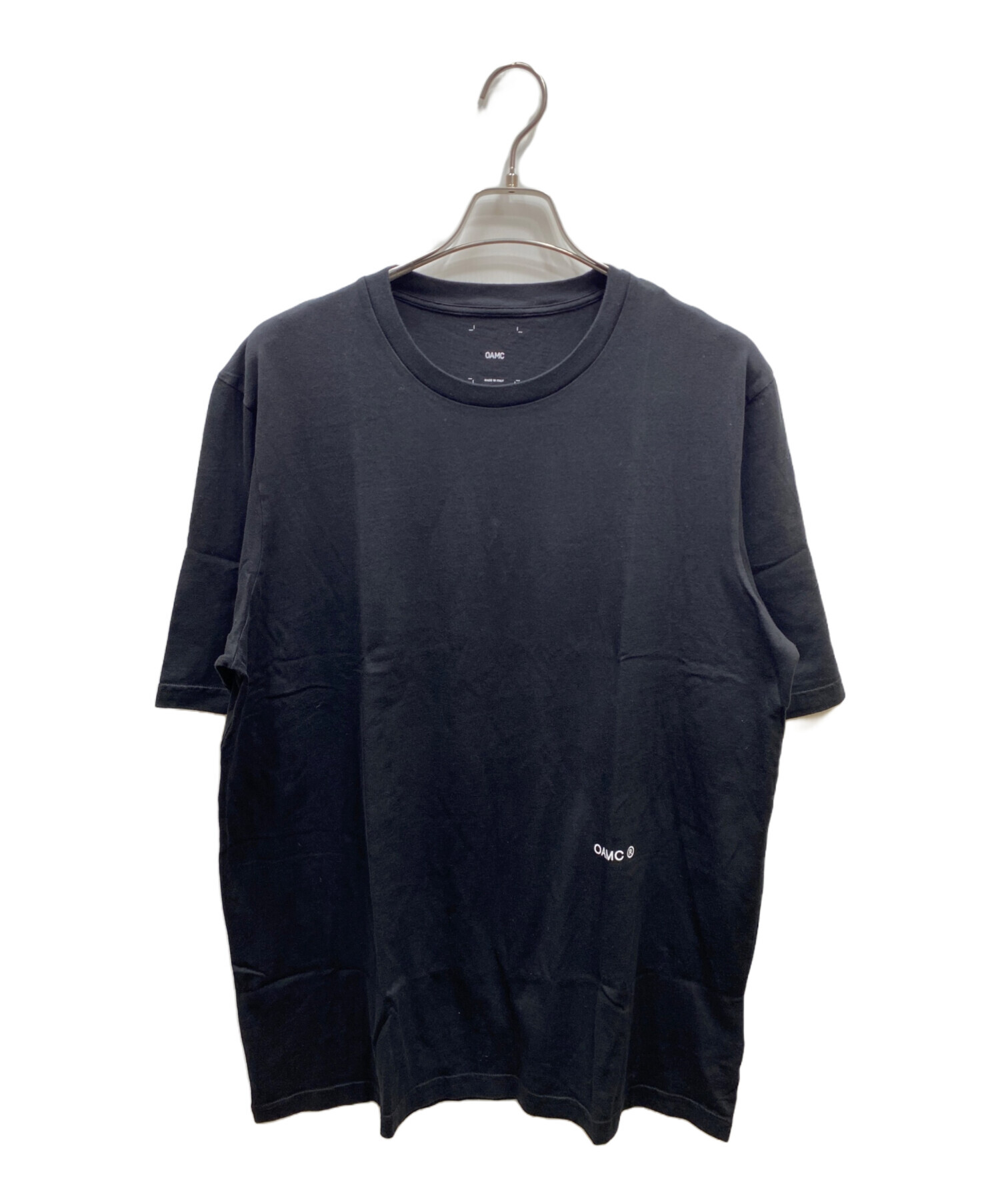 中古・古着通販】OAMC (オーエーエムシー) プリントTシャツ ブラック 
