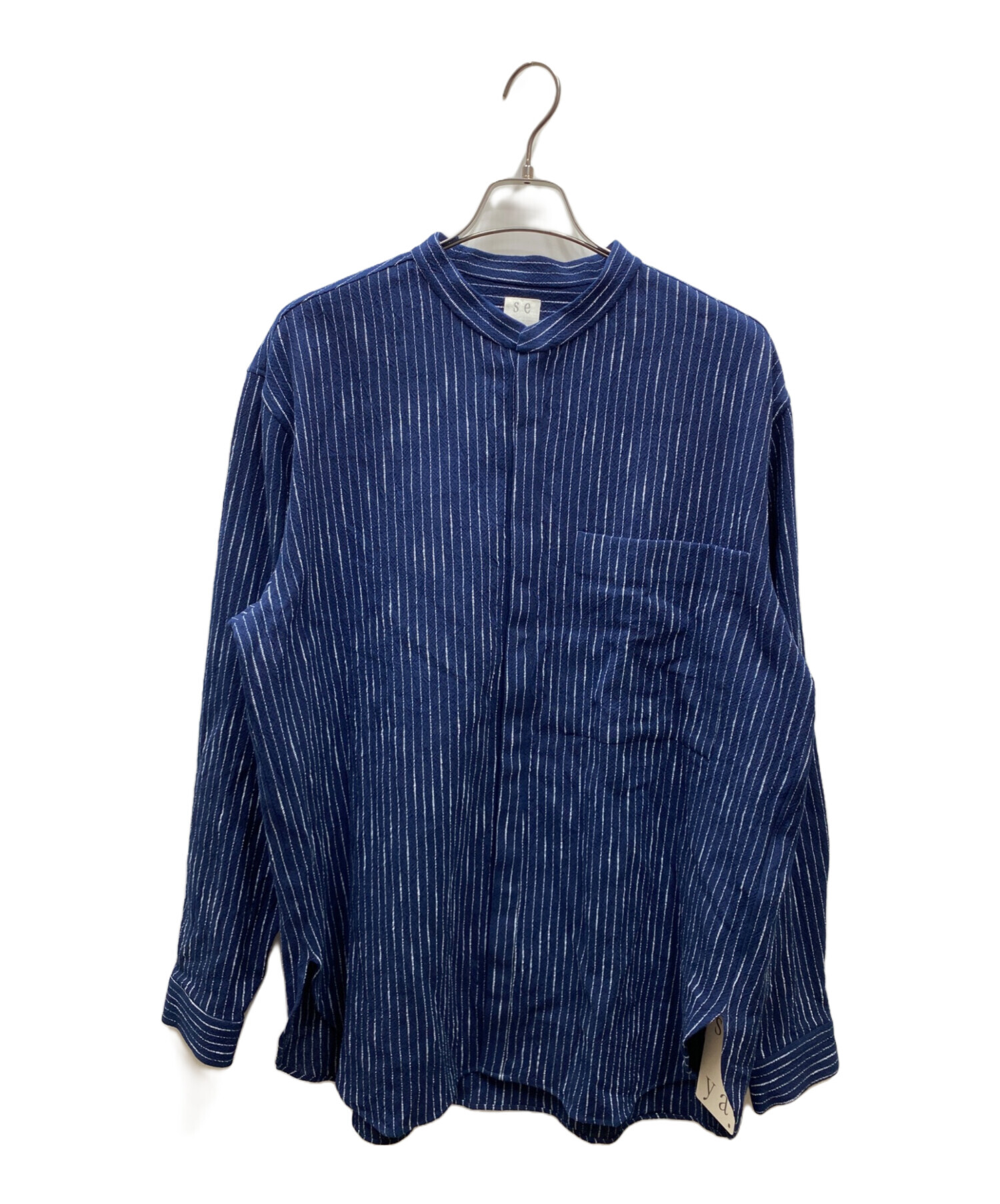 中古・古着通販】seya. (セヤ) KURTA SHIRT VEGETALDYED NEPPED COTTON