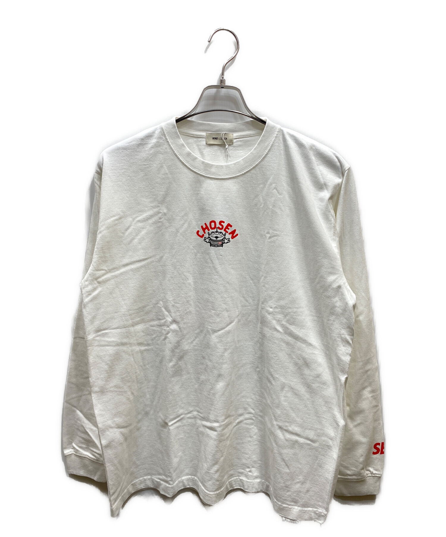 激安購入 WIND AND SEA L/S TEE ロンT ホワイト Mサイズ 【公式通販】