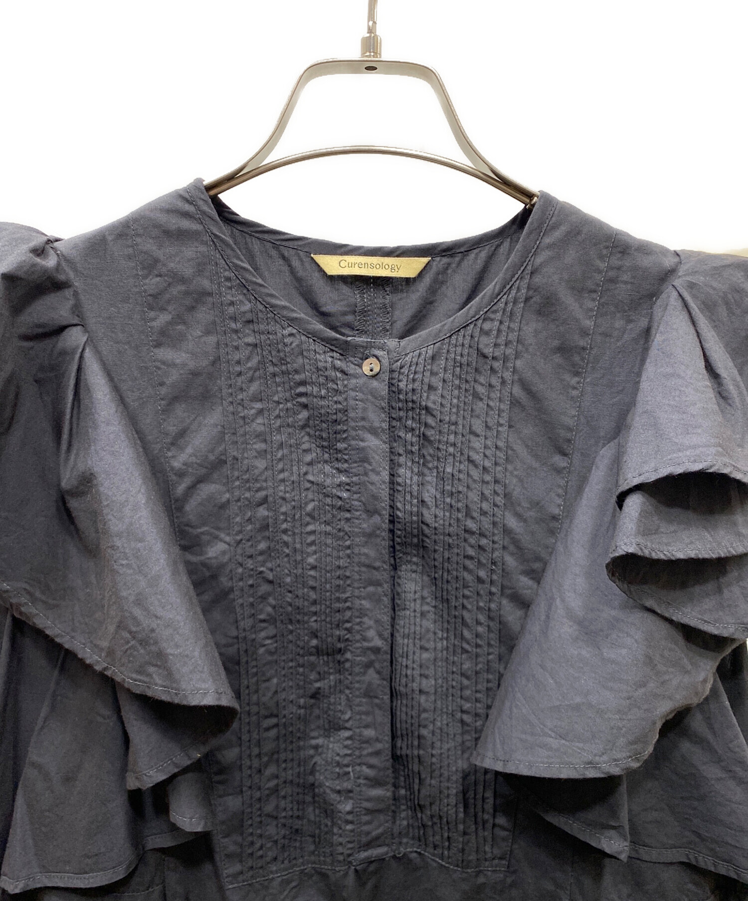 中古・古着通販】Curensology (カレンソロジー) ポプリンラッフル 中古・古着通販】Curensology (カレンソロジー) ポプリンラッフル