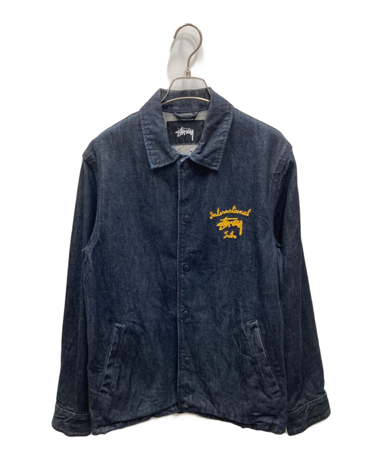 STUSSY ステューシー デニムジャケット Gジャン L インディゴ 中古・古着通販】stussy (ステューシー) International Tribe デニム