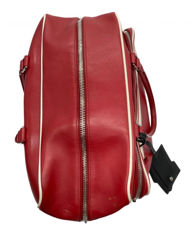 中古・古着通販】PRADA (プラダ) レザーボーリングバッグ レッド