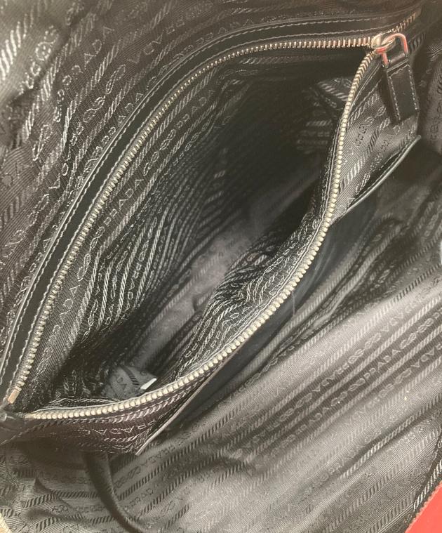 中古・古着通販】PRADA (プラダ) レザーボーリングバッグ レッド