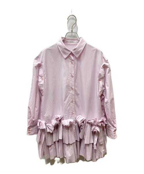 ［新品・未使用］SNIDEL  リボンフリースセットアップ　ピンク 中古・古着通販】Snidel (スナイデル) リボン2WAYシャツ ピンク サイズ